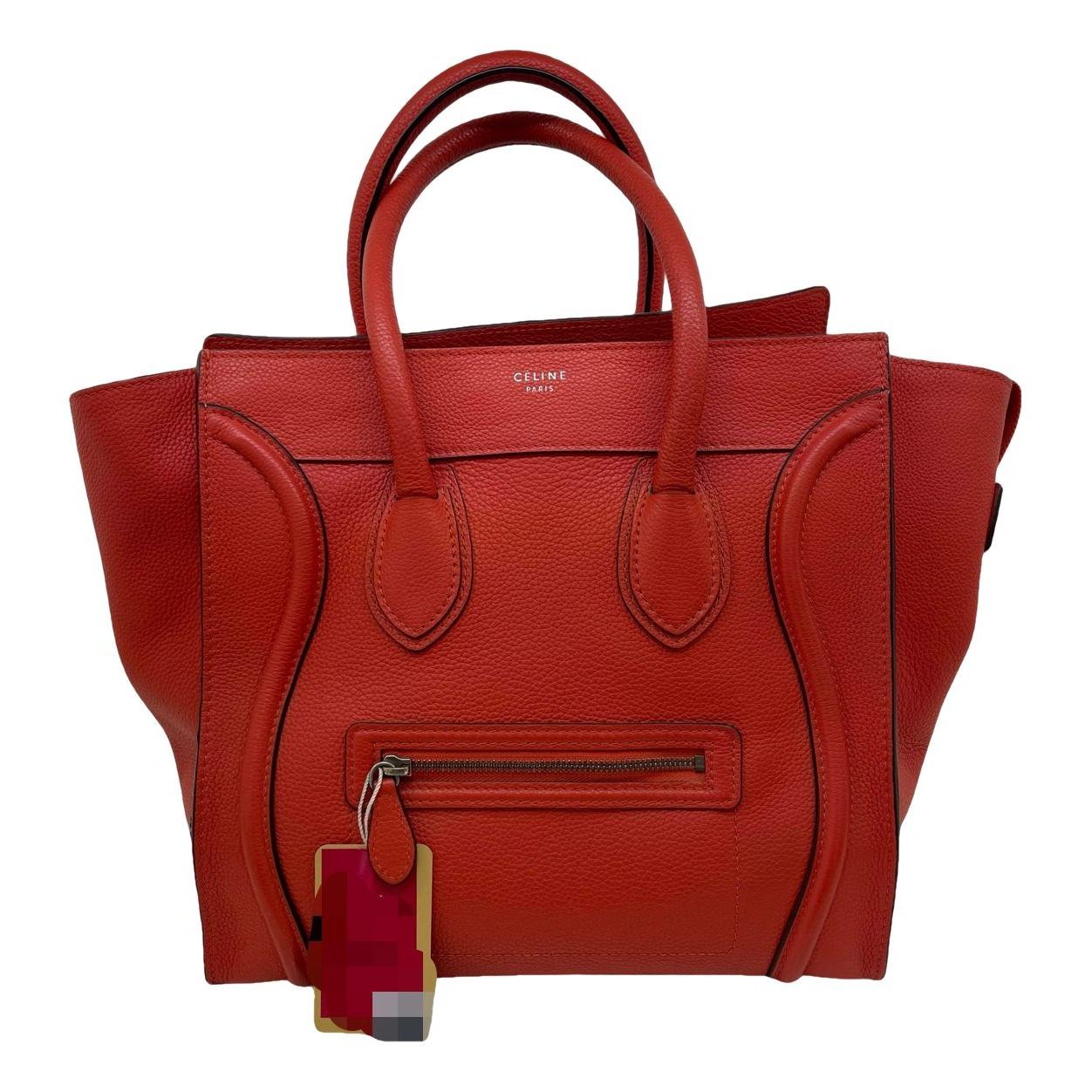 Luggage leather handbag