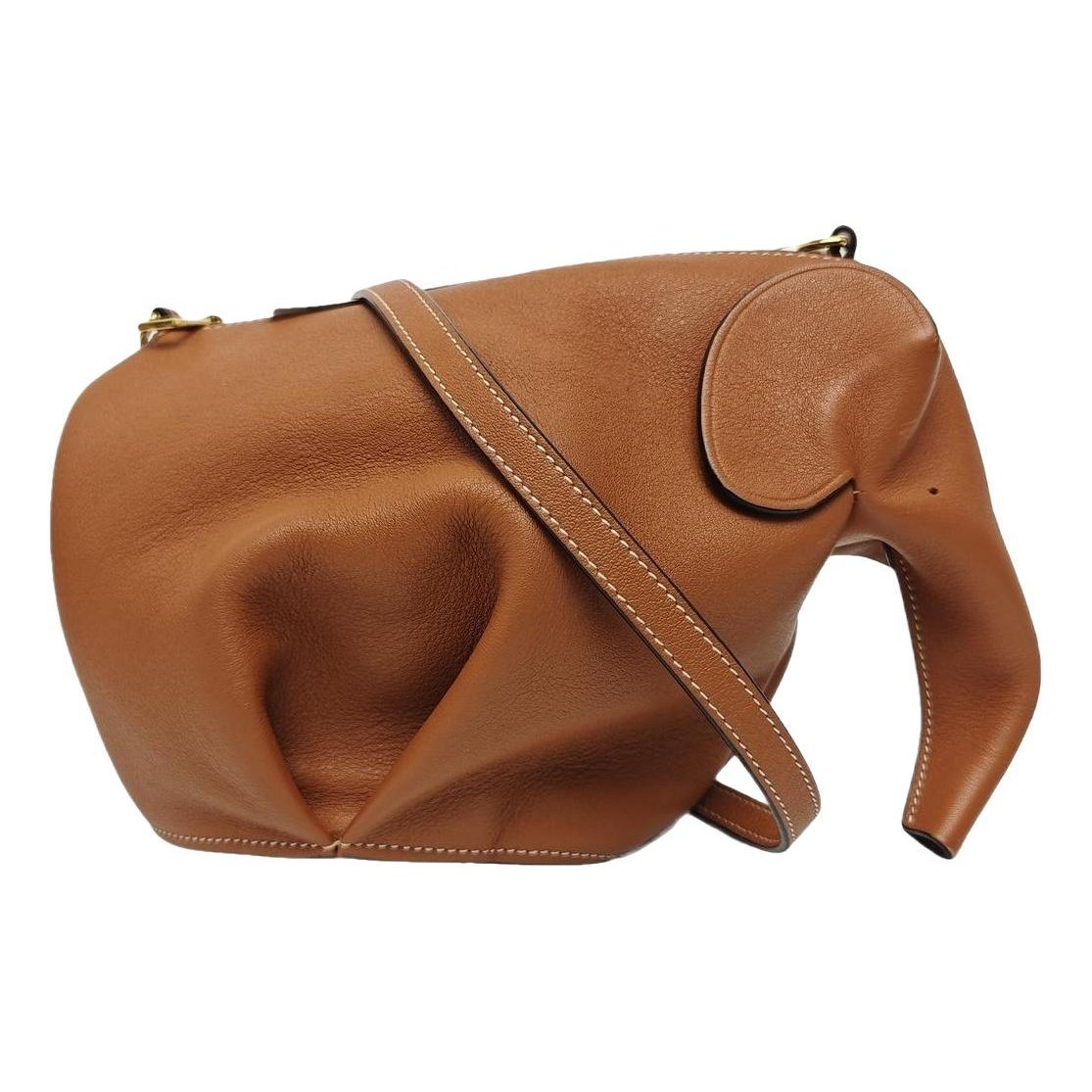 Animals leather handbag