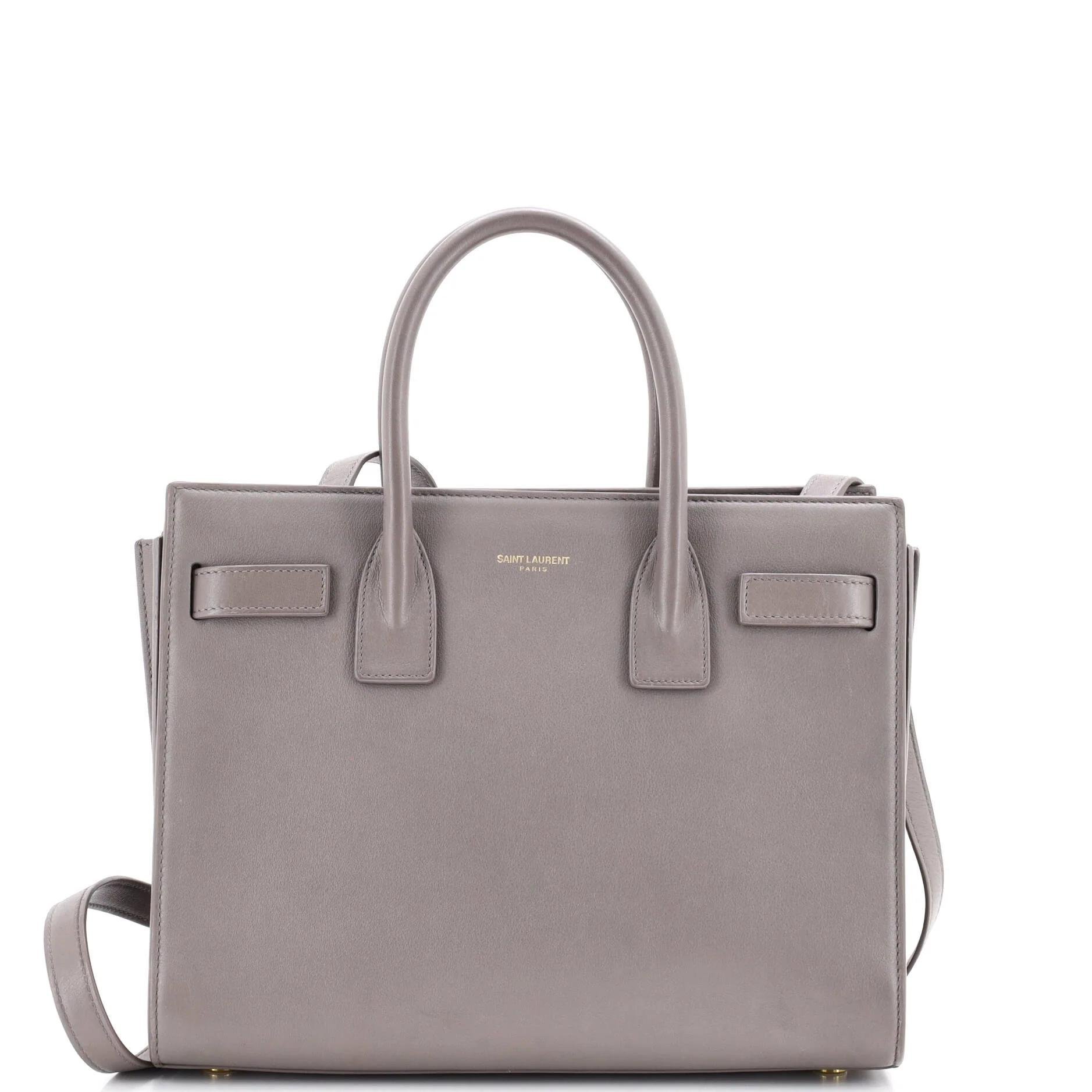 Leather tote