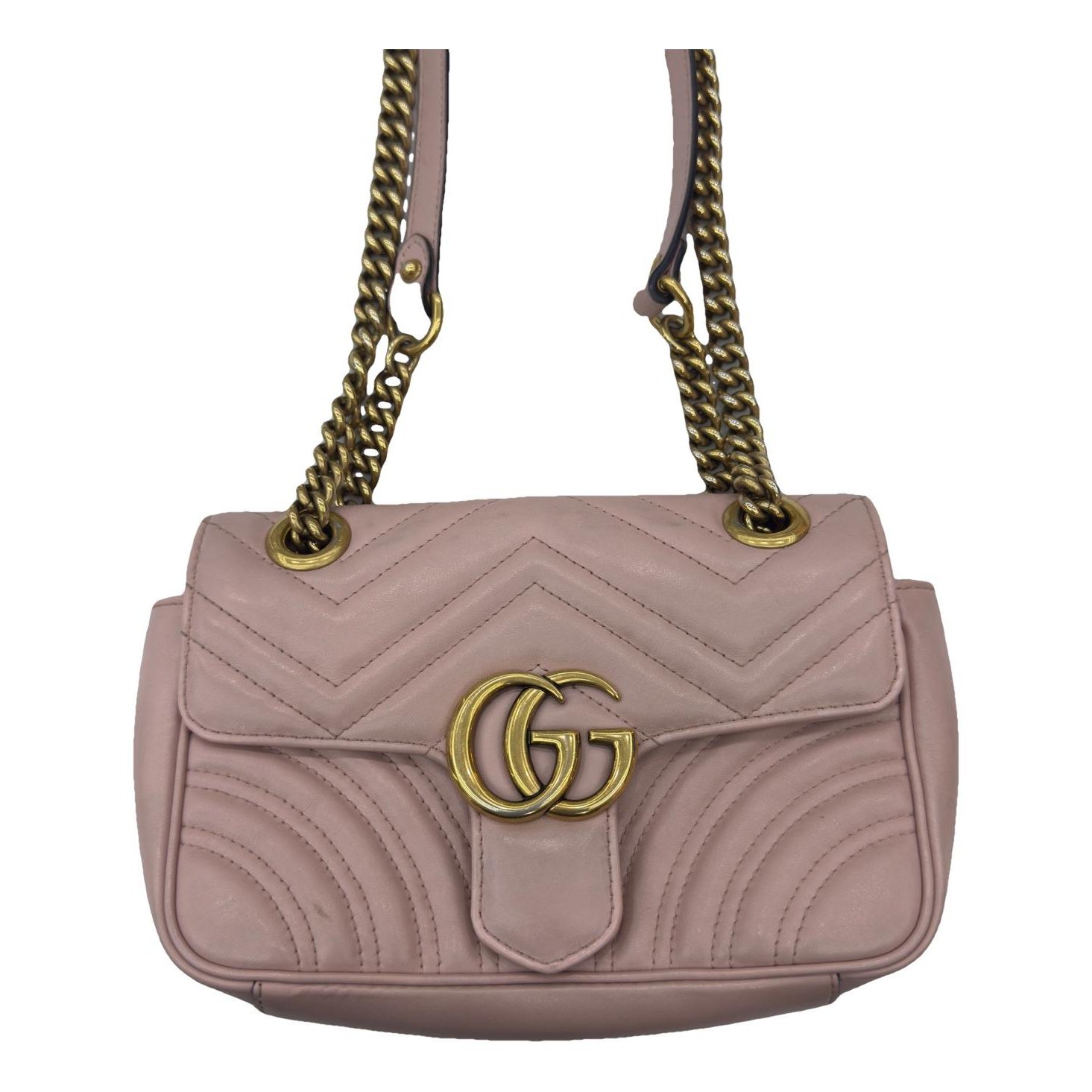 GG Marmont Flap leather handbag