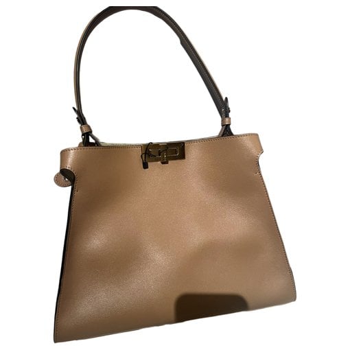 Leather tote