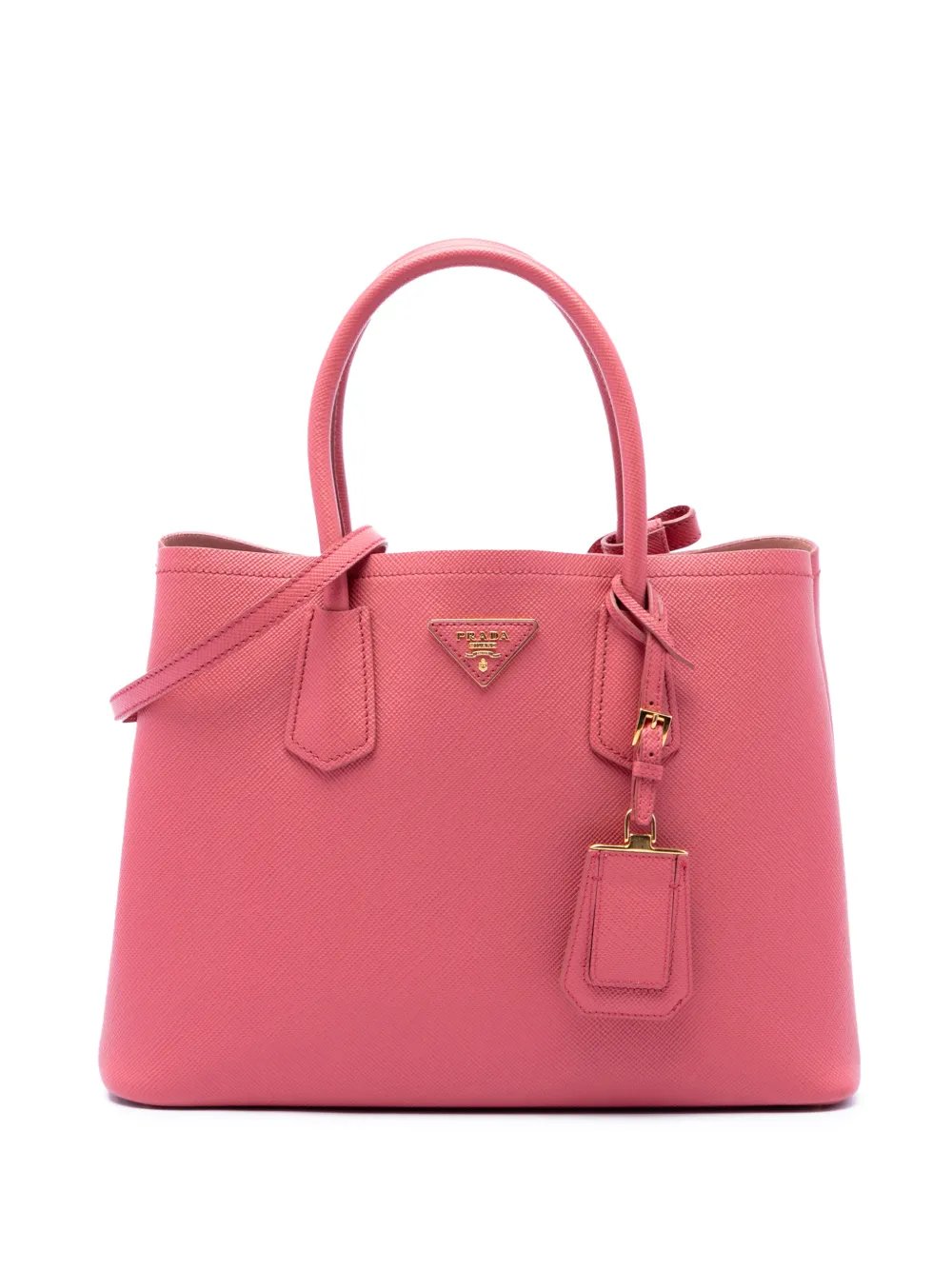 2010-2026 Medium Saffiano Cuir Double satchel