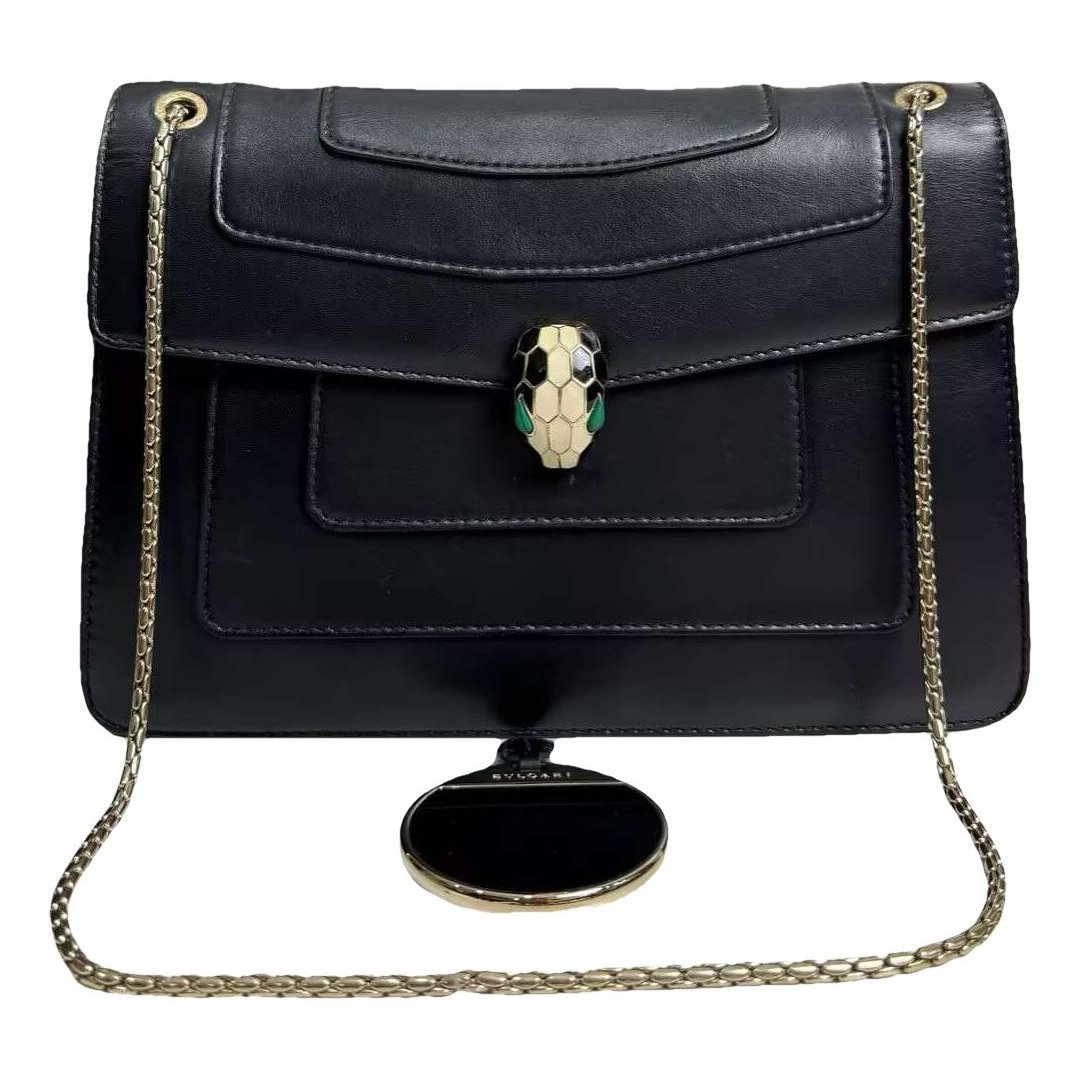 Serpenti leather crossbody bag