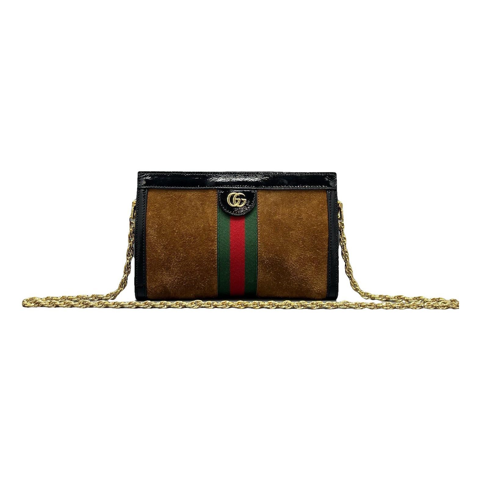 Ophidia Chain leather handbag