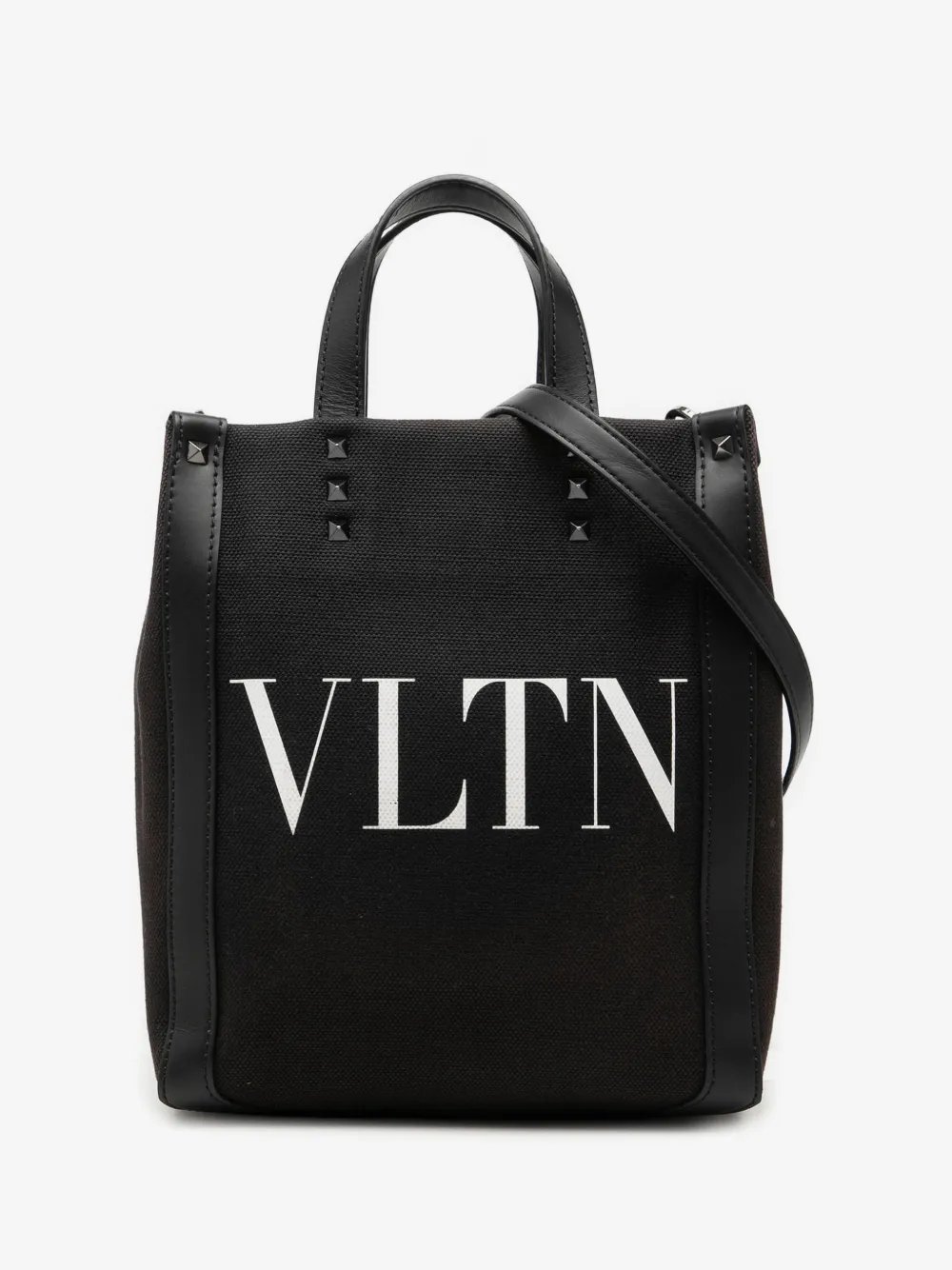 2018-2026 Mini Canvas Rockstud VLTN Tote satchel
