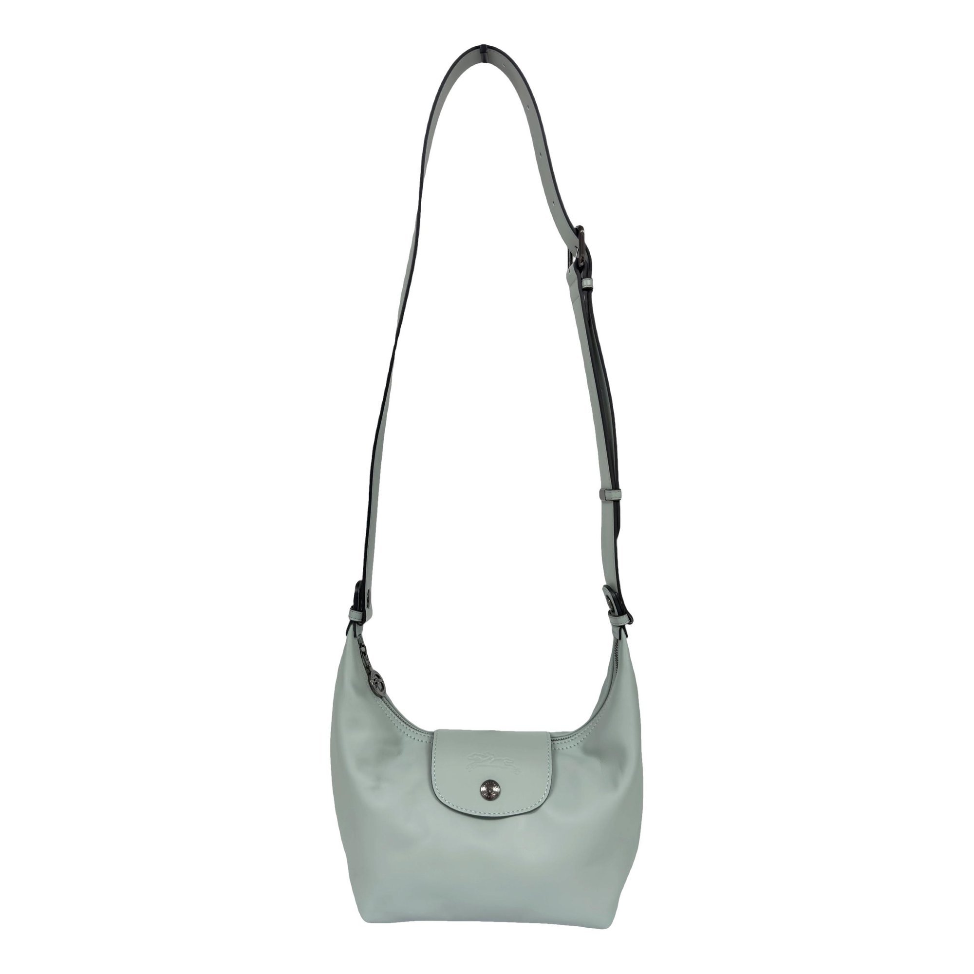 Pliage leather crossbody bag