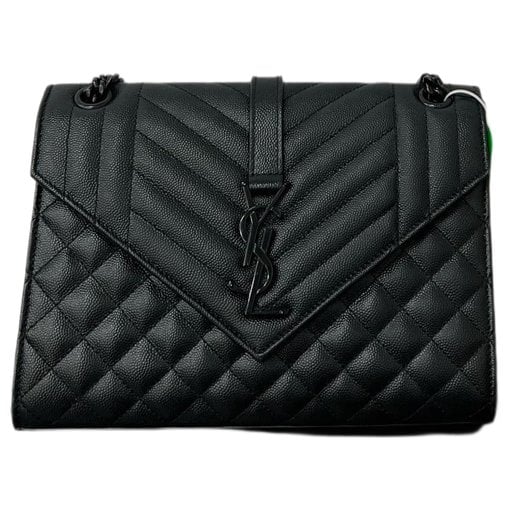 Envelope leather handbag