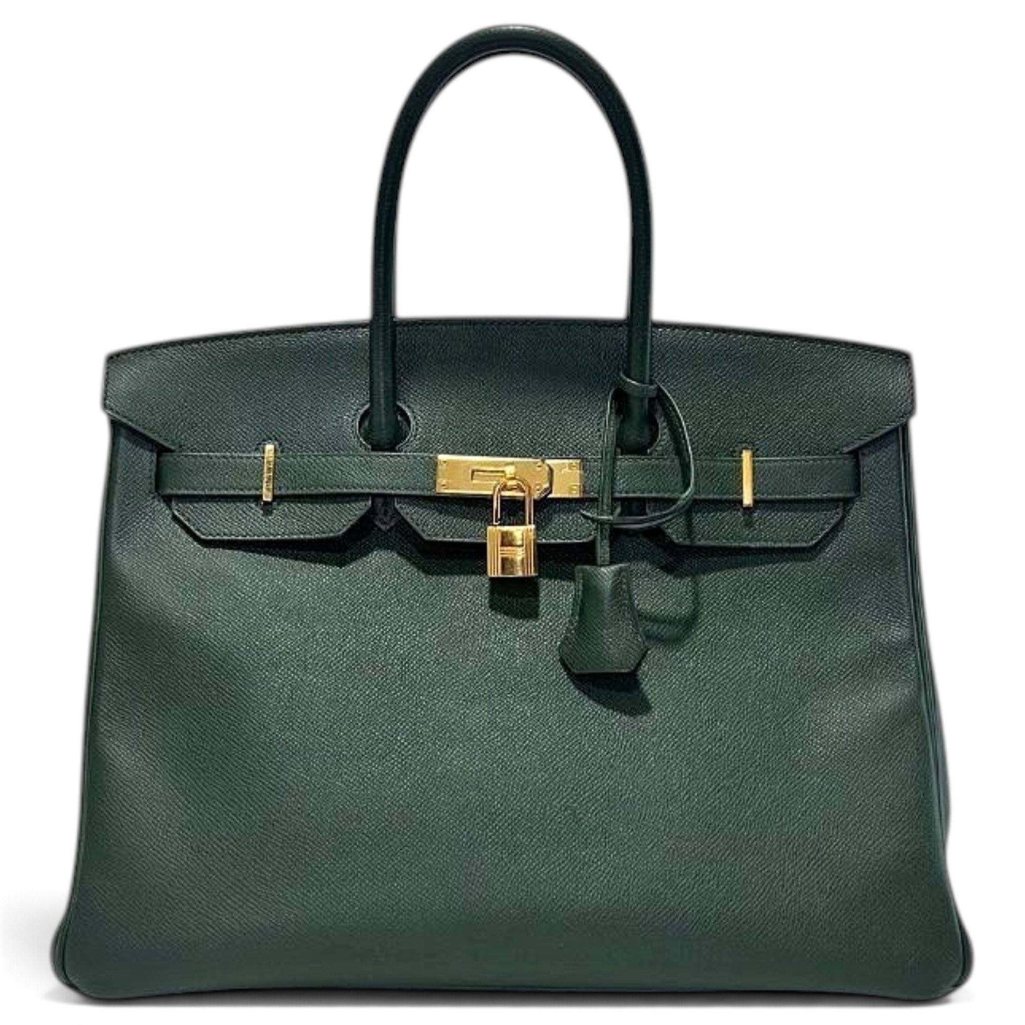 Birkin 35 leather handbag