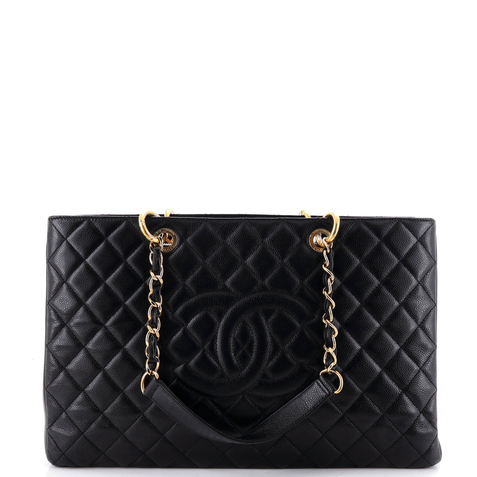 Classic CC Shopping leather tote