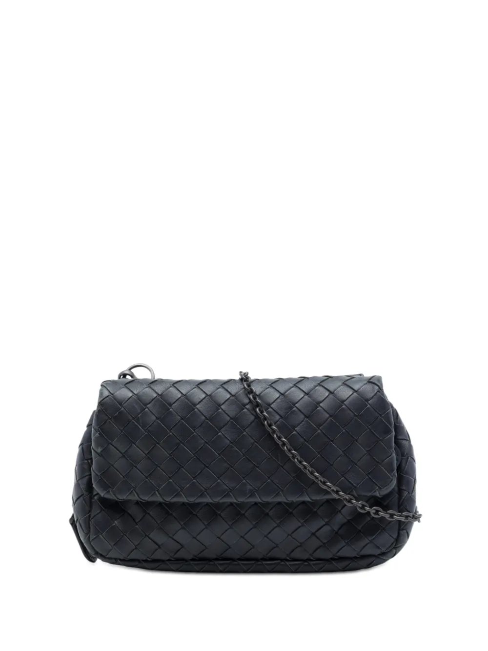 2012-2026 Mini Nappa Intrecciato Expandable Chain Flap crossbody bag