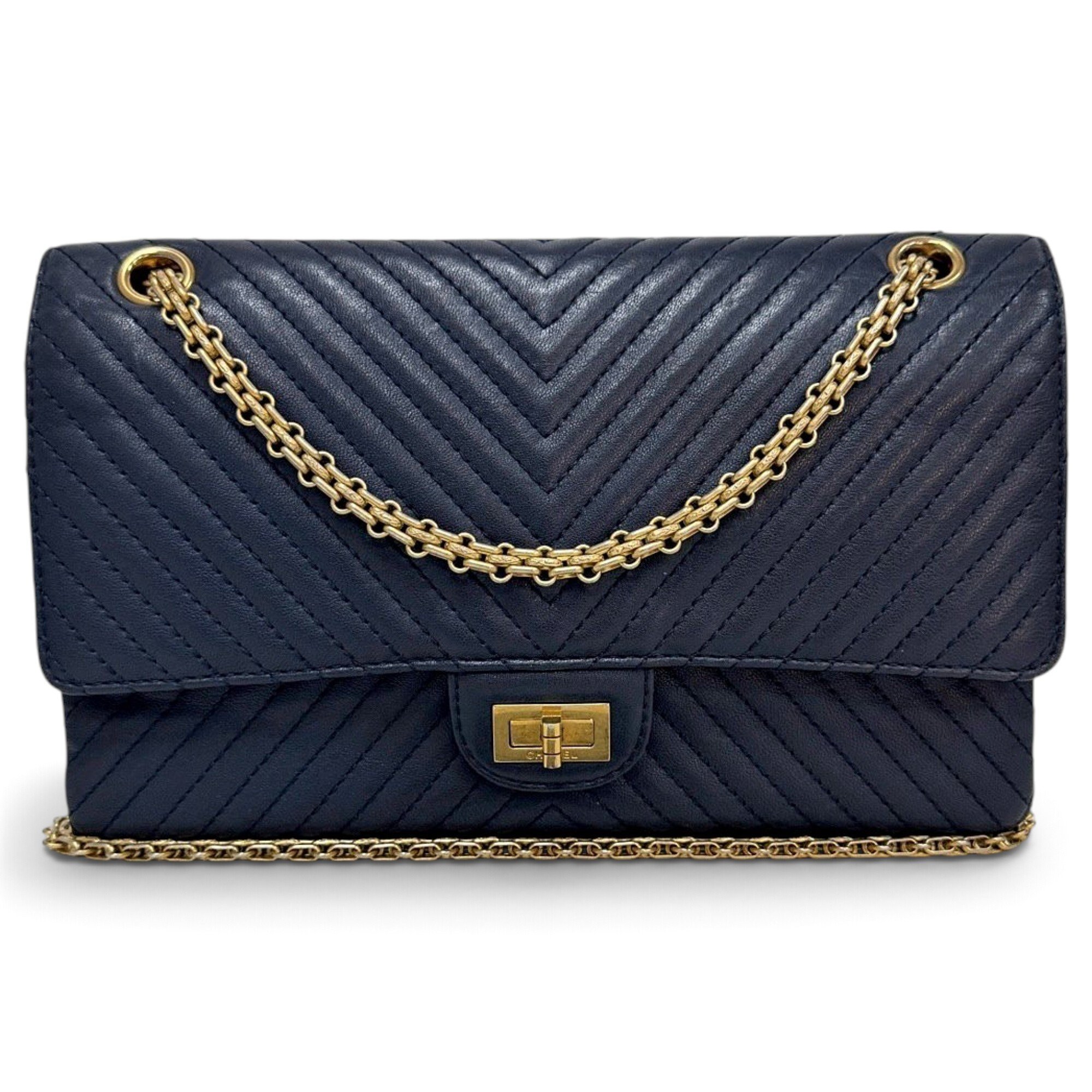 2.55 leather handbag