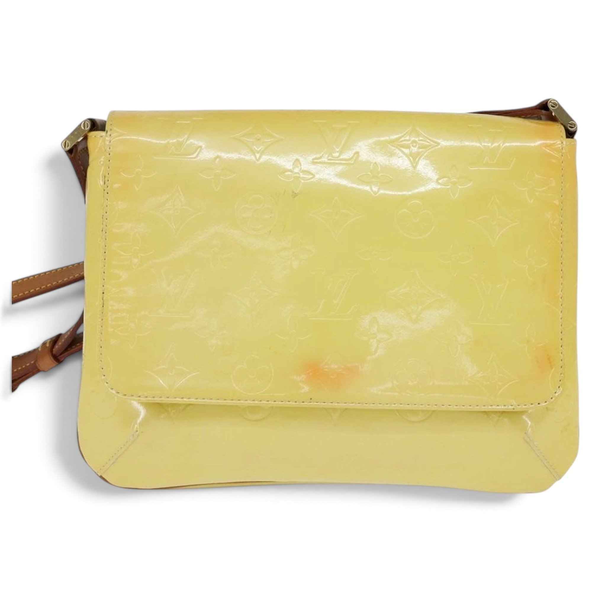 Thompson patent leather handbag