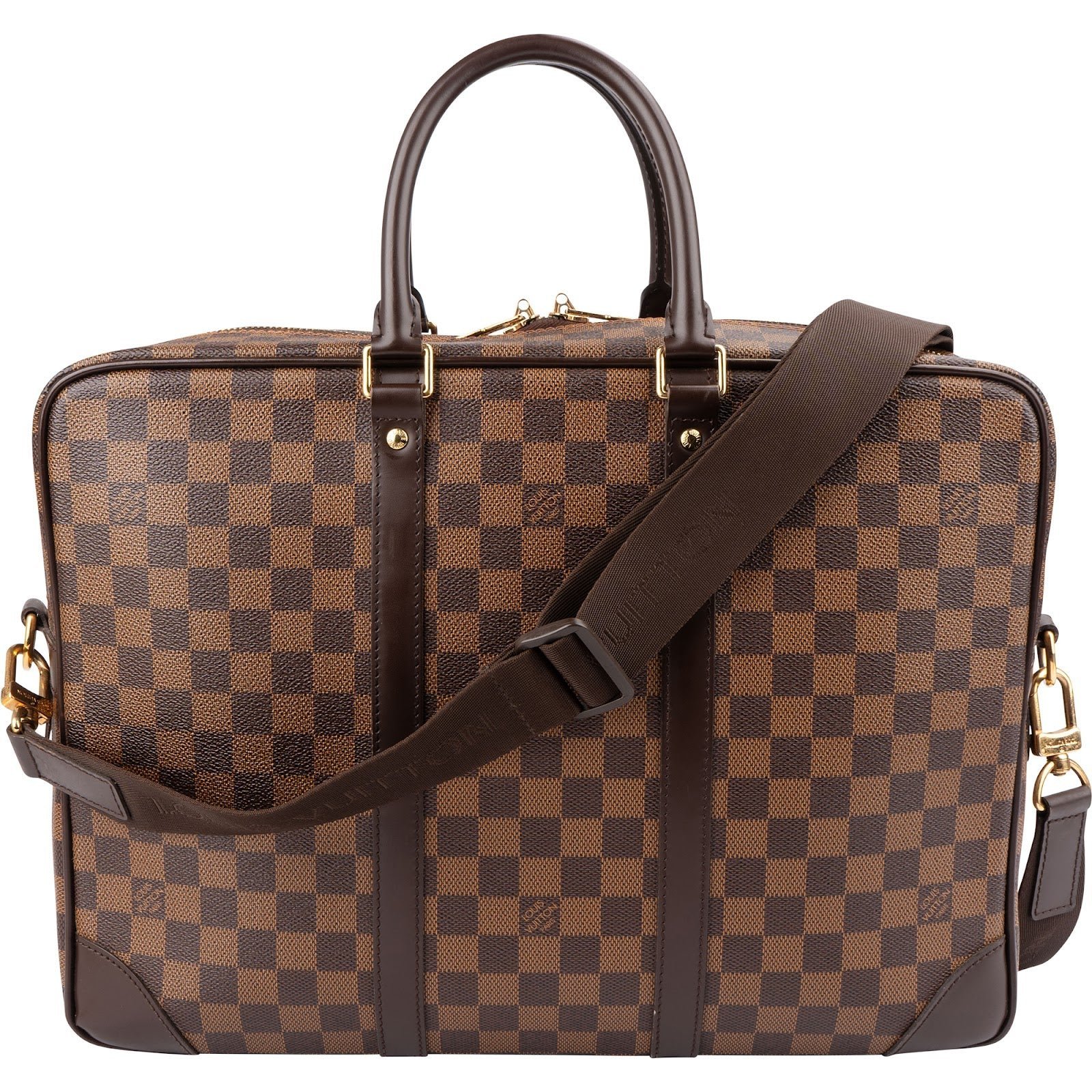 Porte Documents Voyage leather crossbody bag