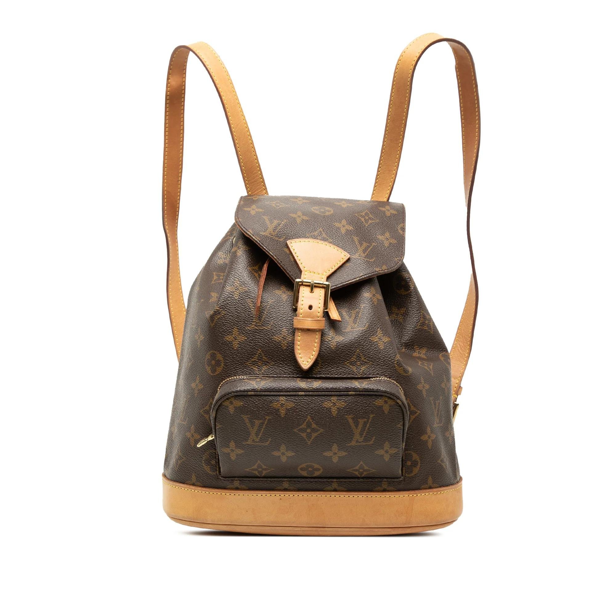 Montsouris leather backpack