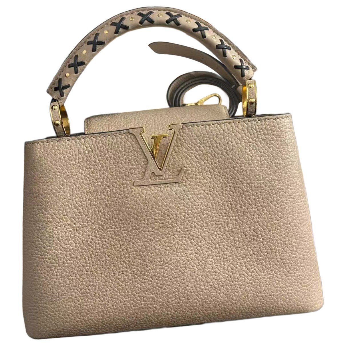 Capucines leather handbag