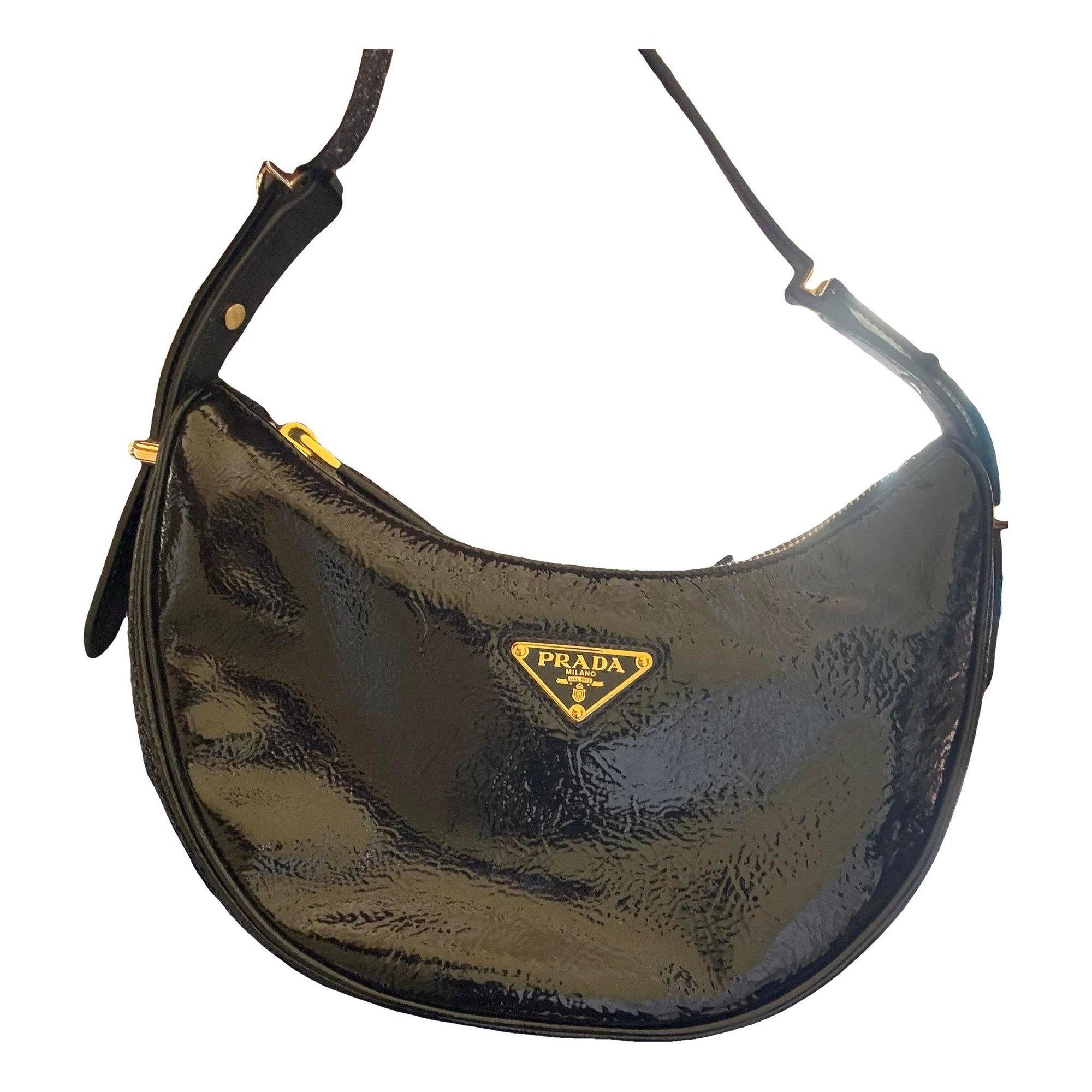 Arqué leather handbag
