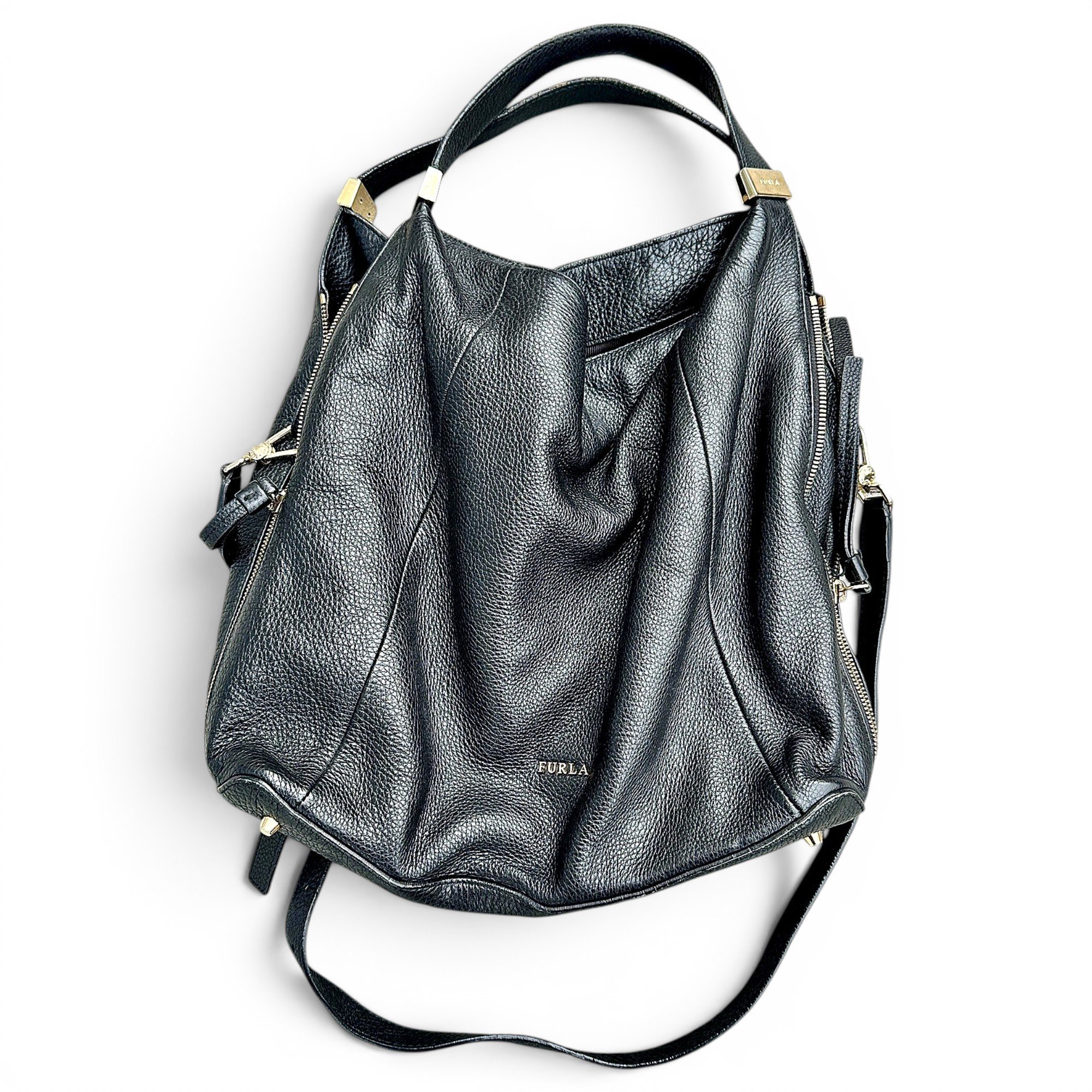 Leather handbag