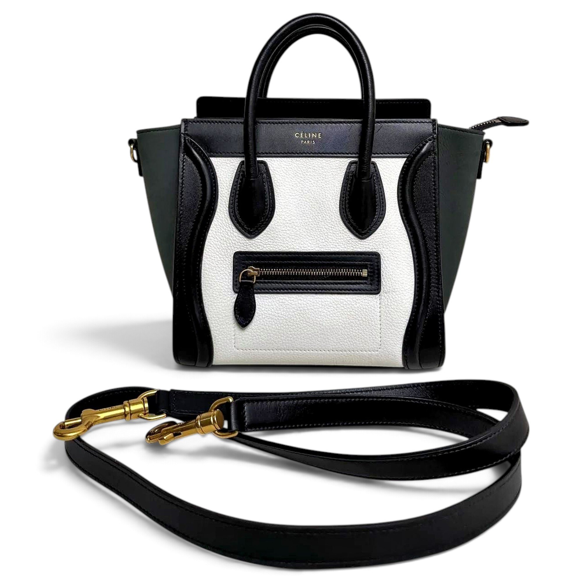 Luggage leather tote