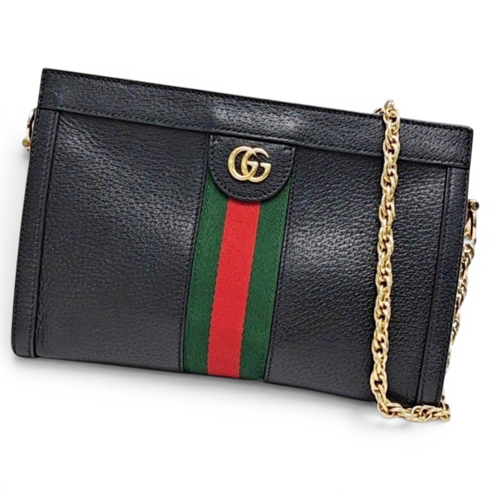 Ophidia Chain leather handbag