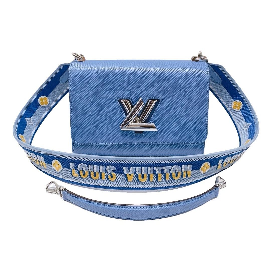 Twist leather handbag