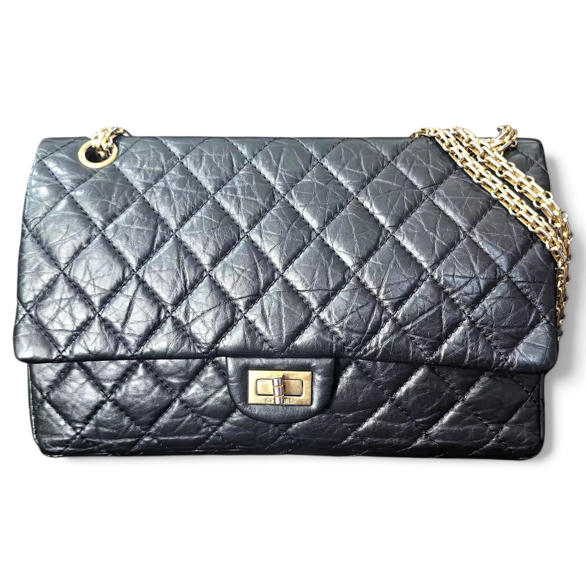 2.55 leather handbag