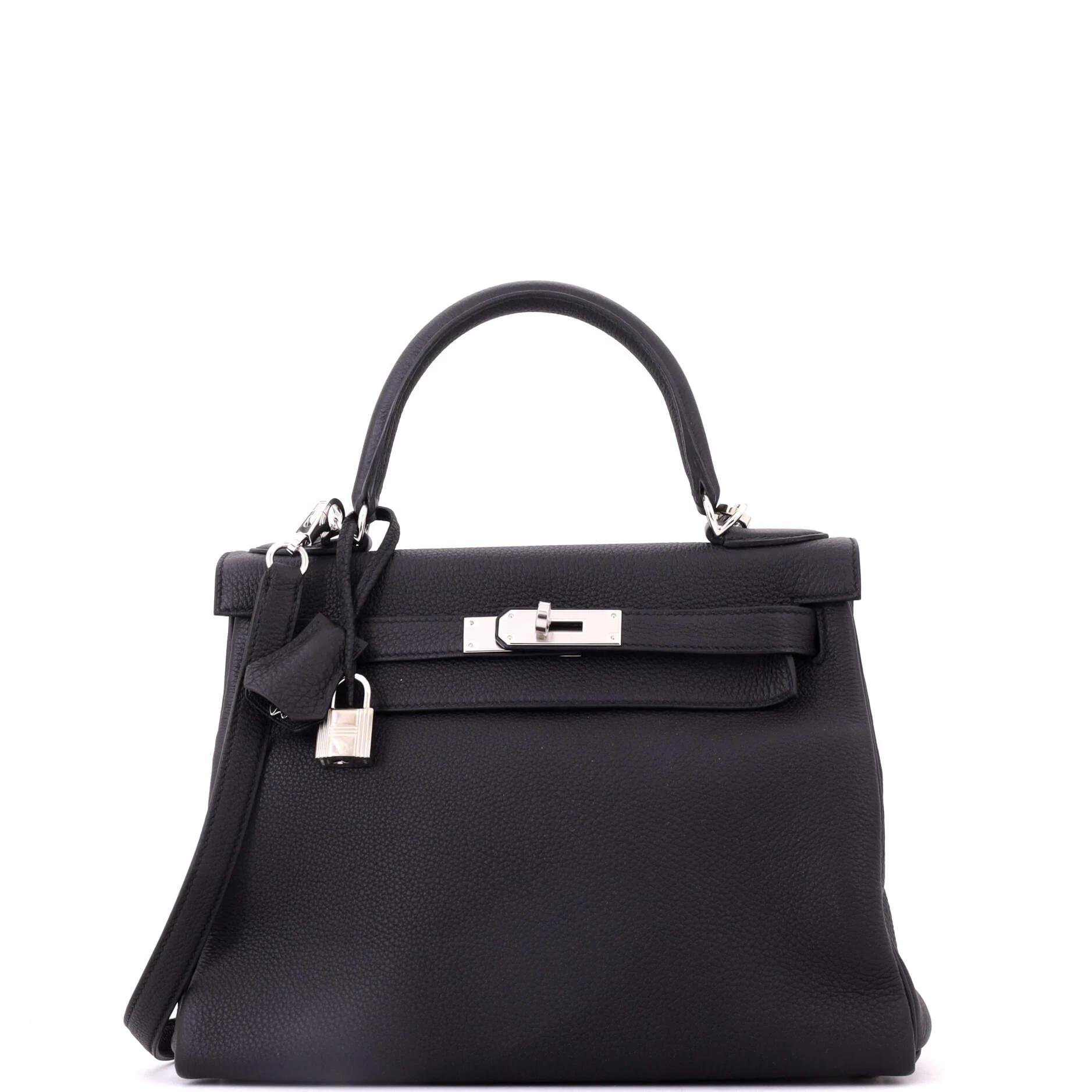 Kelly 28 leather crossbody bag