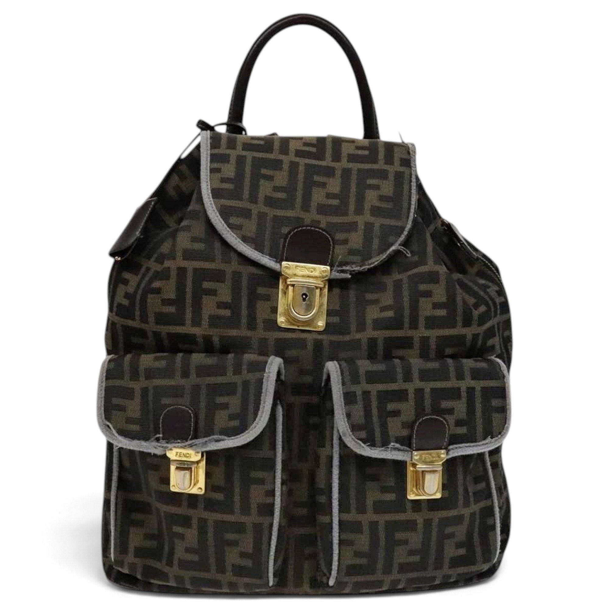Leather backpack