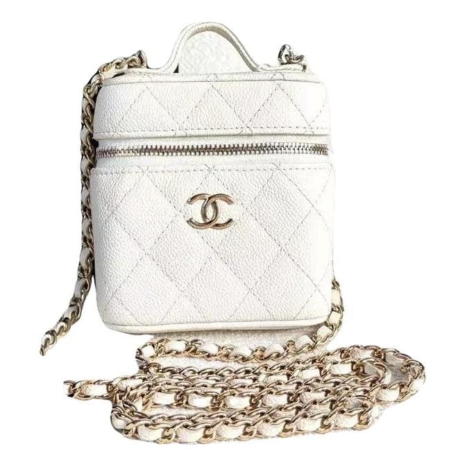 Trendy CC Vanity leather mini bag