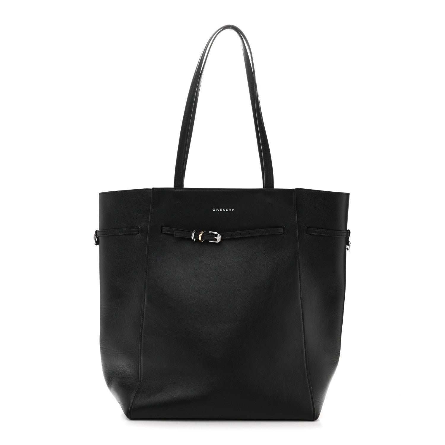 Givenchy Calfskin Voyou Medium North South Tote Black