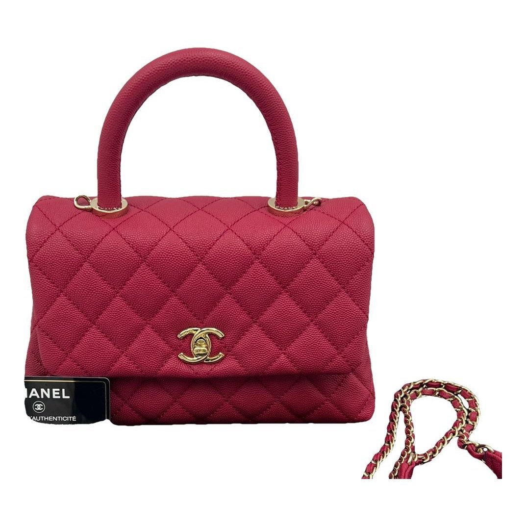 Coco Handle leather handbag