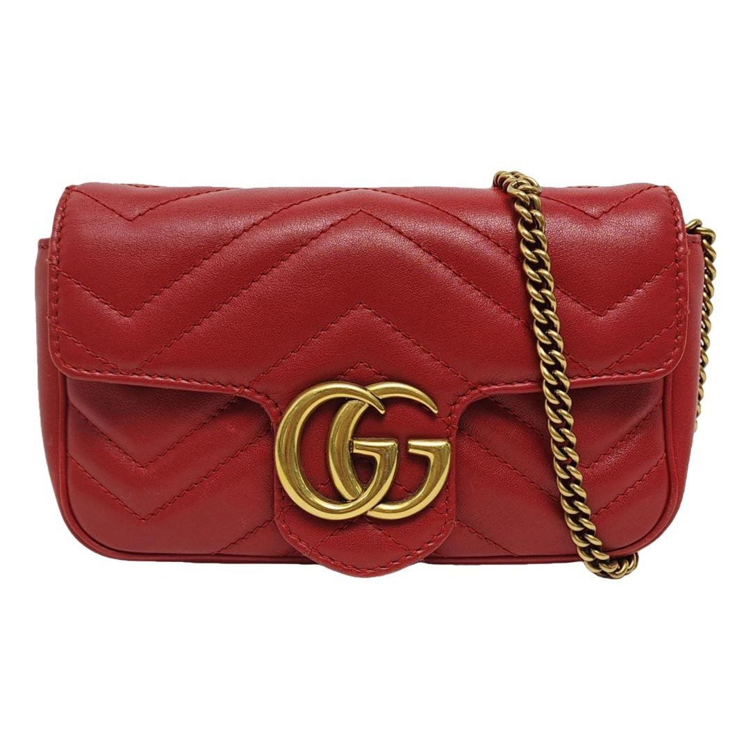 GG Marmont Flap leather handbag