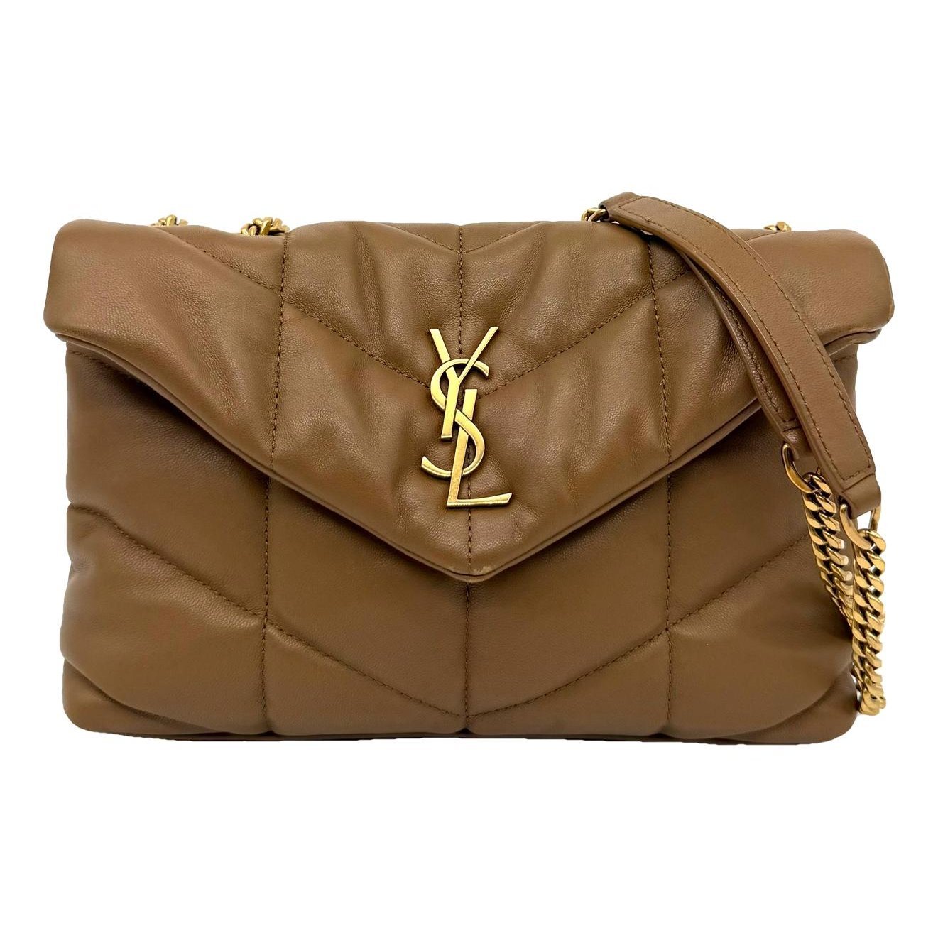 Loulou Puffer leather crossbody bag