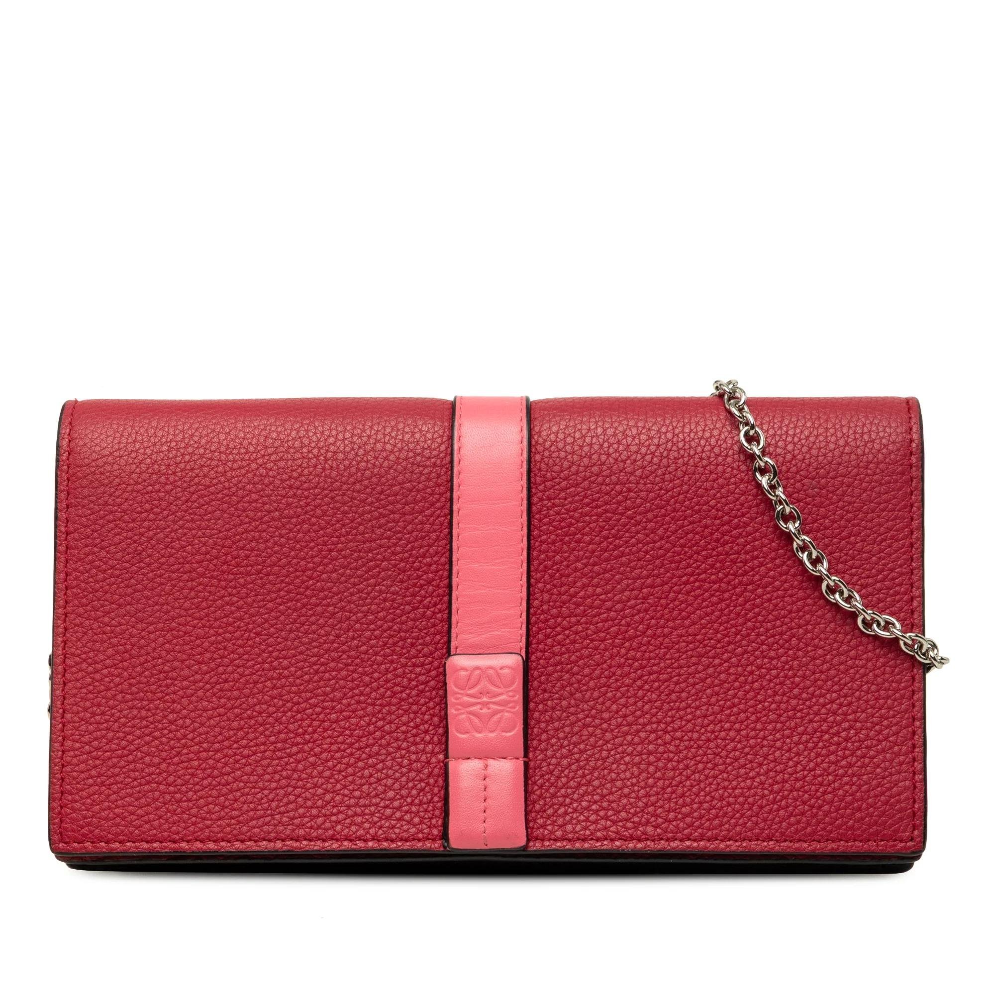 Anagram leather handbag