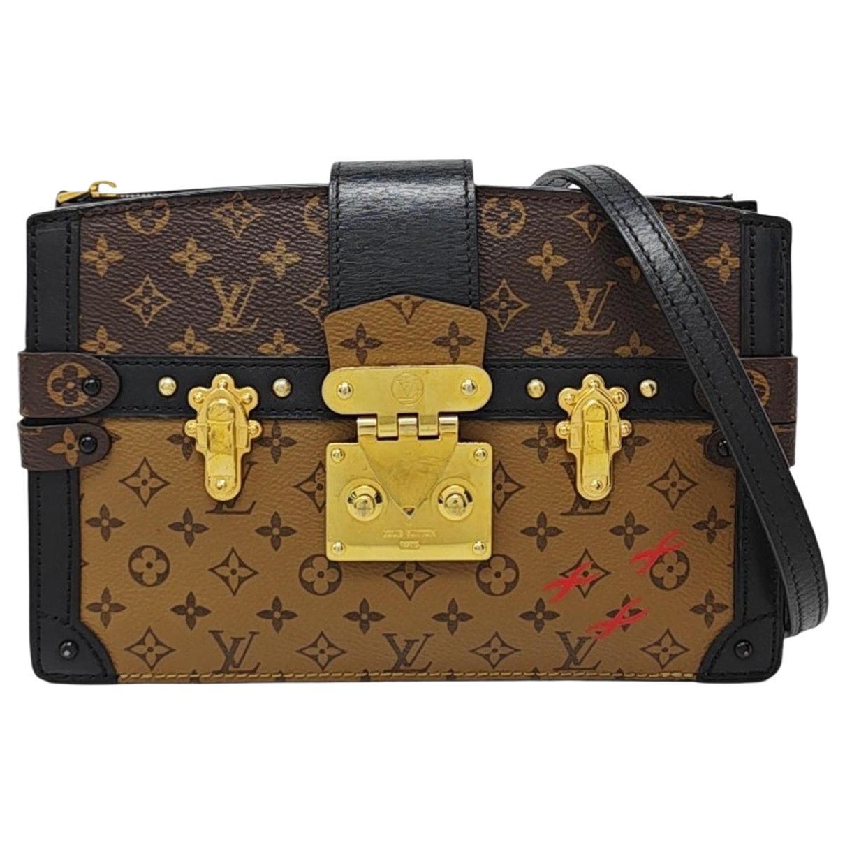 City Trunk leather crossbody bag