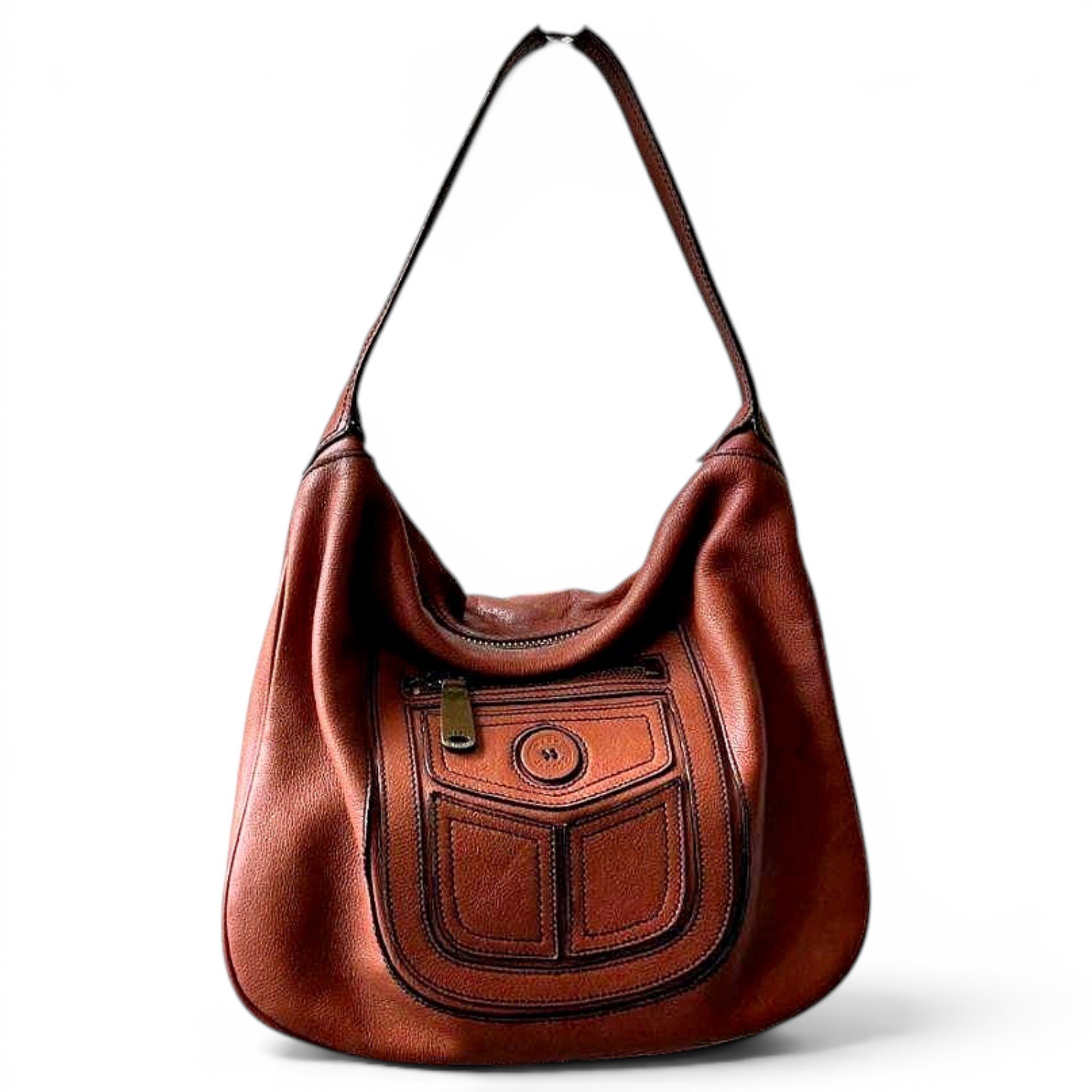 Leather handbag