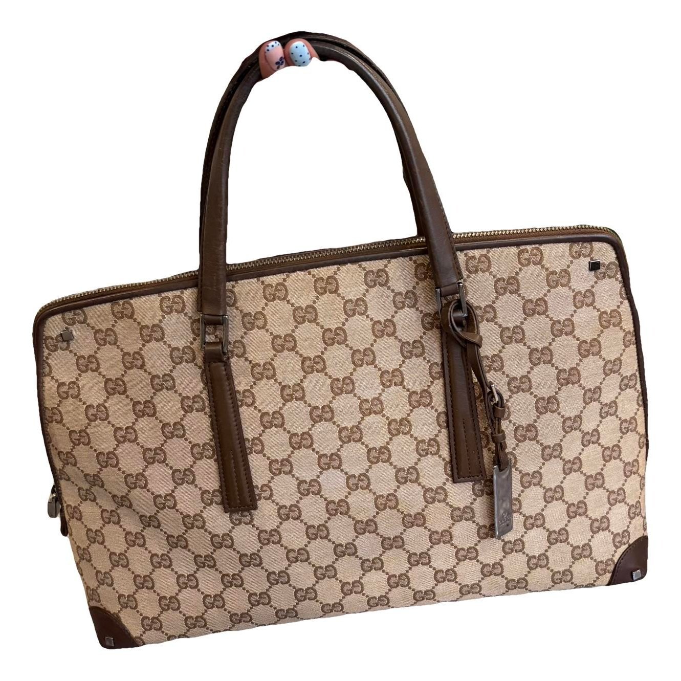Leather tote