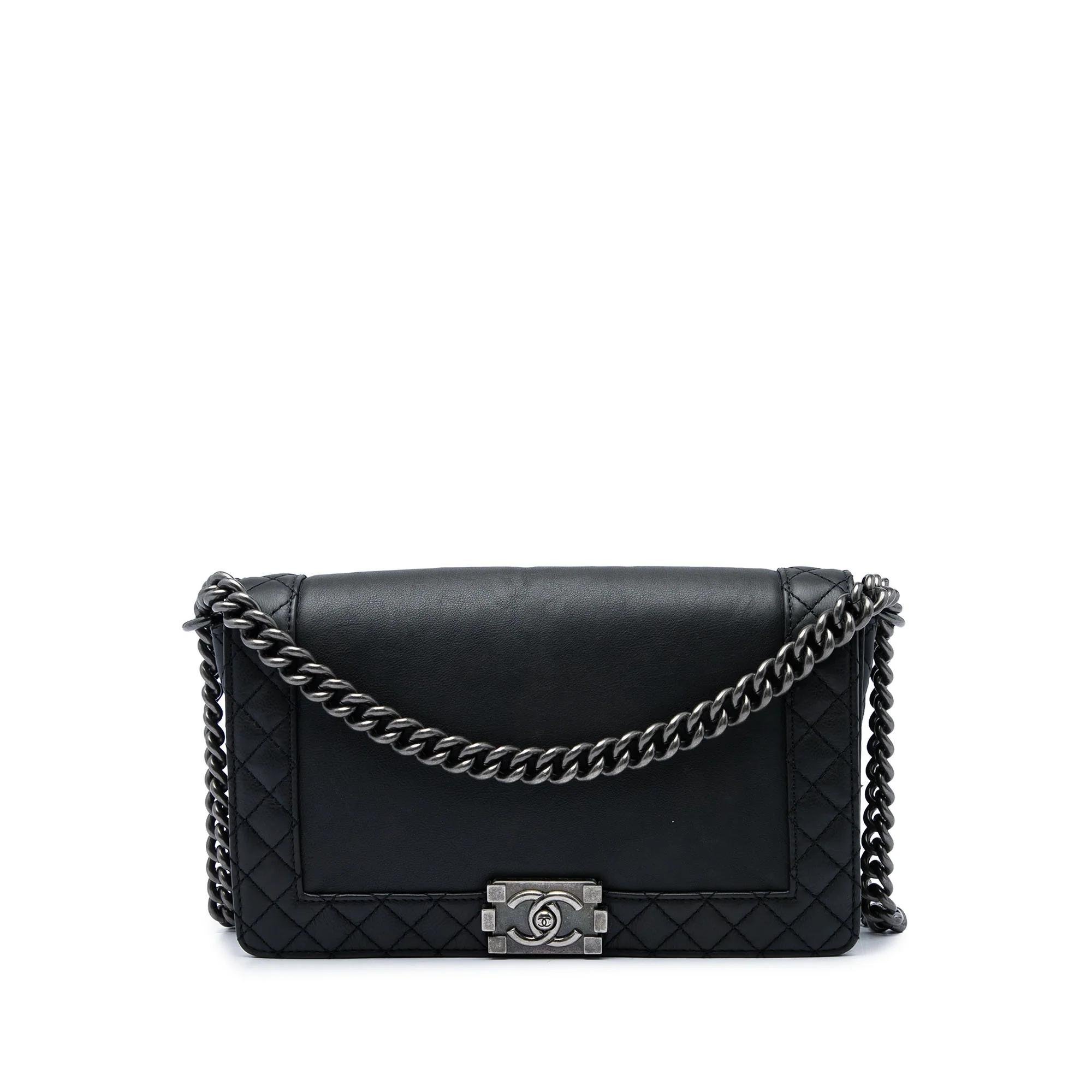 Boy pony-style calfskin handbag