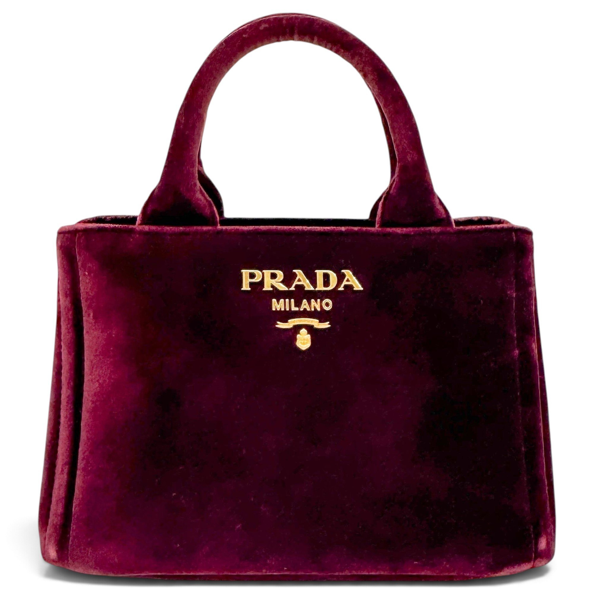 Velvet handbag