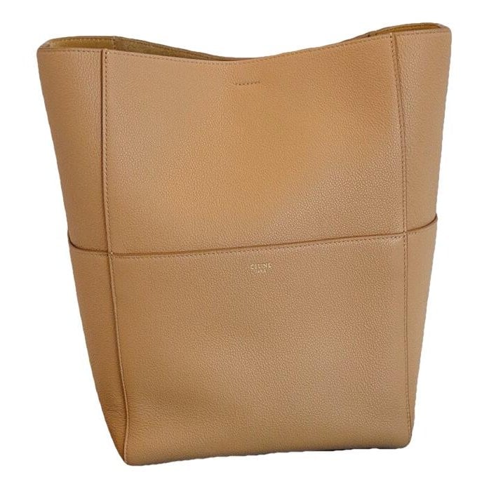 Seau Sangle leather tote