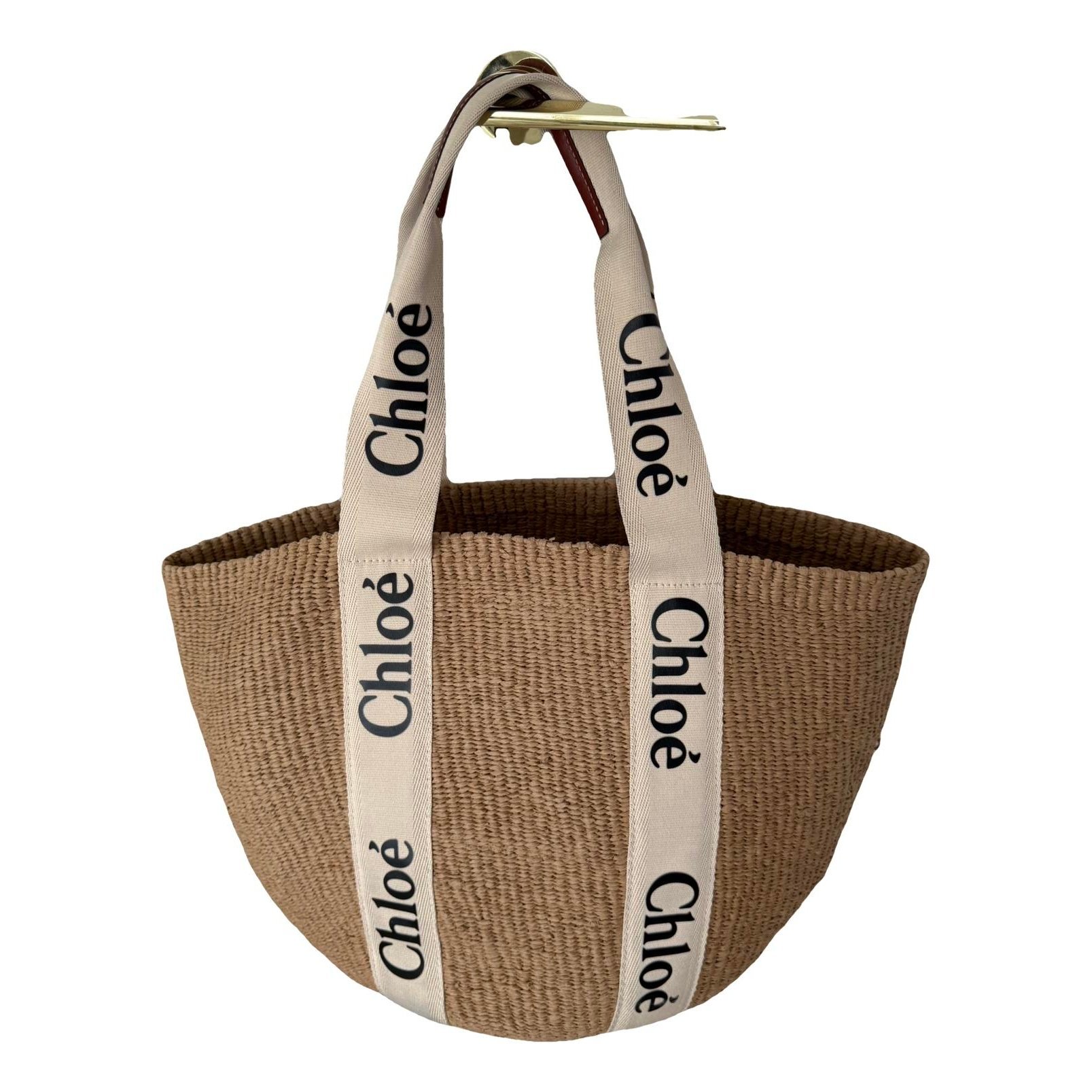 Woody Basket cloth tote