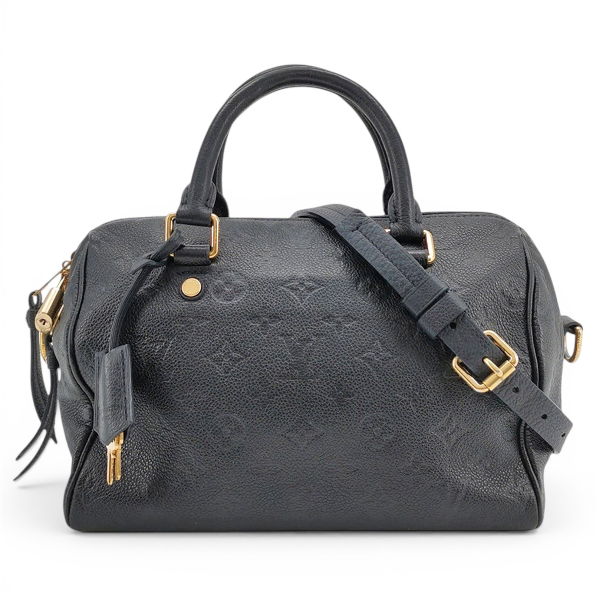 Speedy leather handbag