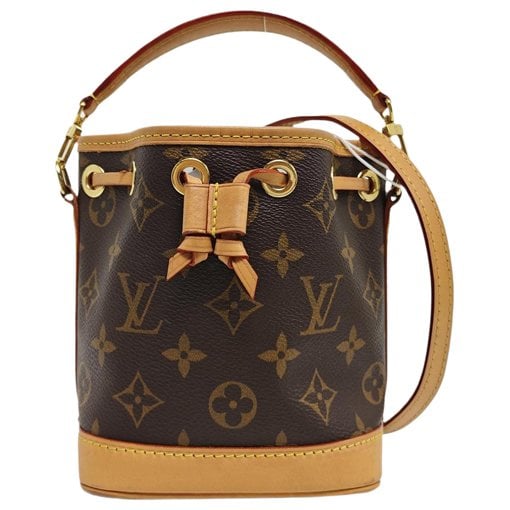 Nano Noé leather handbag