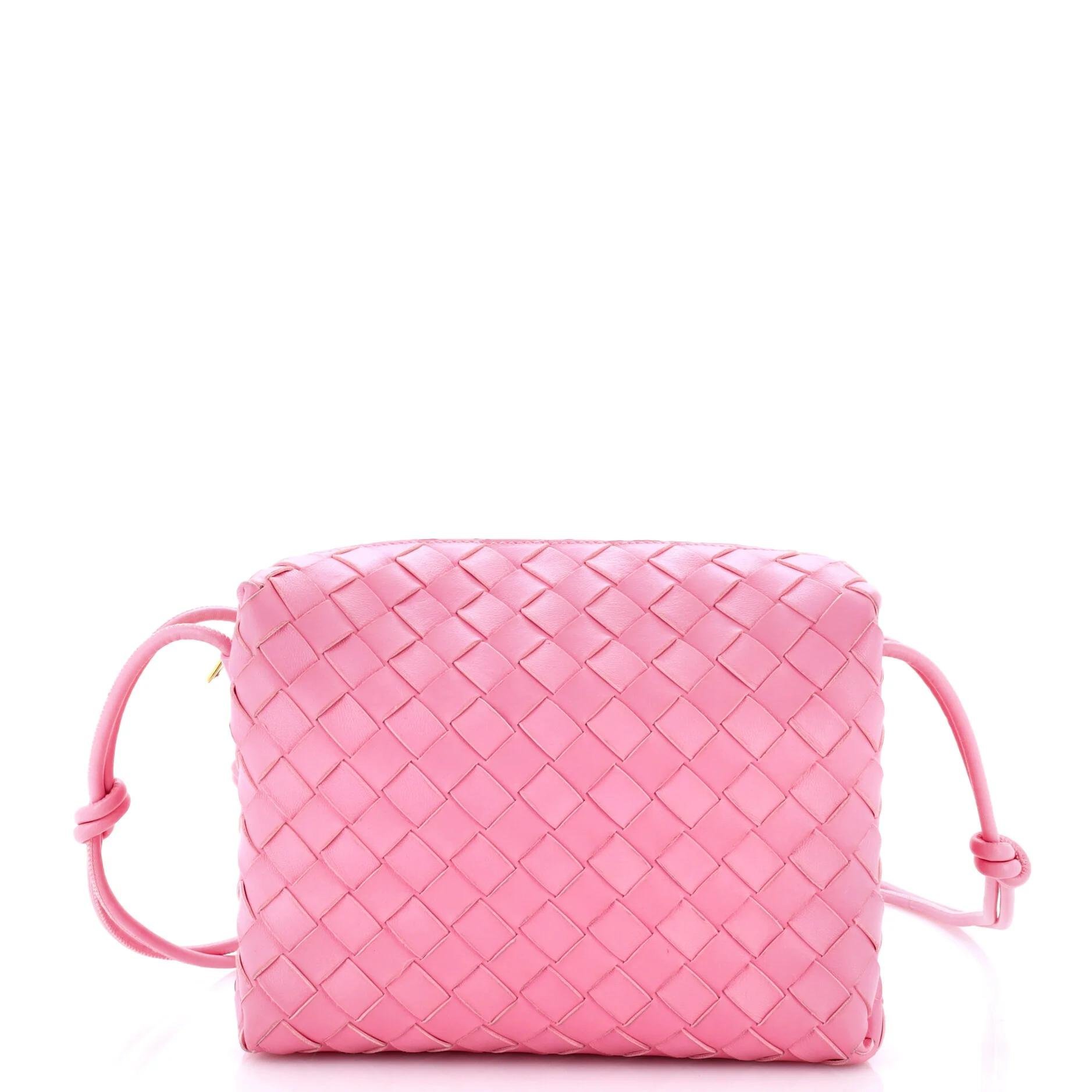 Loop leather crossbody bag