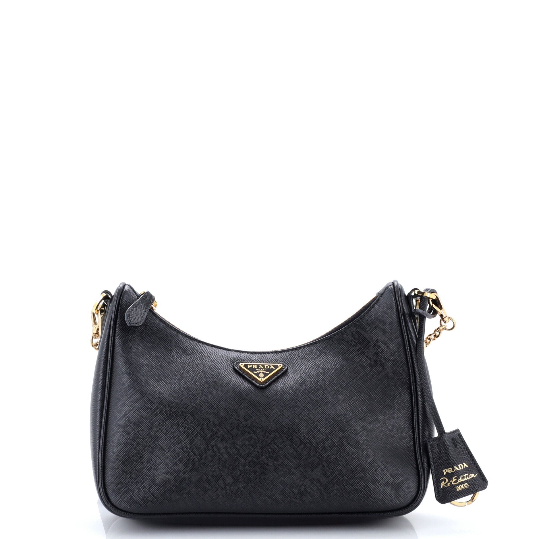 Re-Edition 2005 Shoulder Bag Saffiano Leather Small