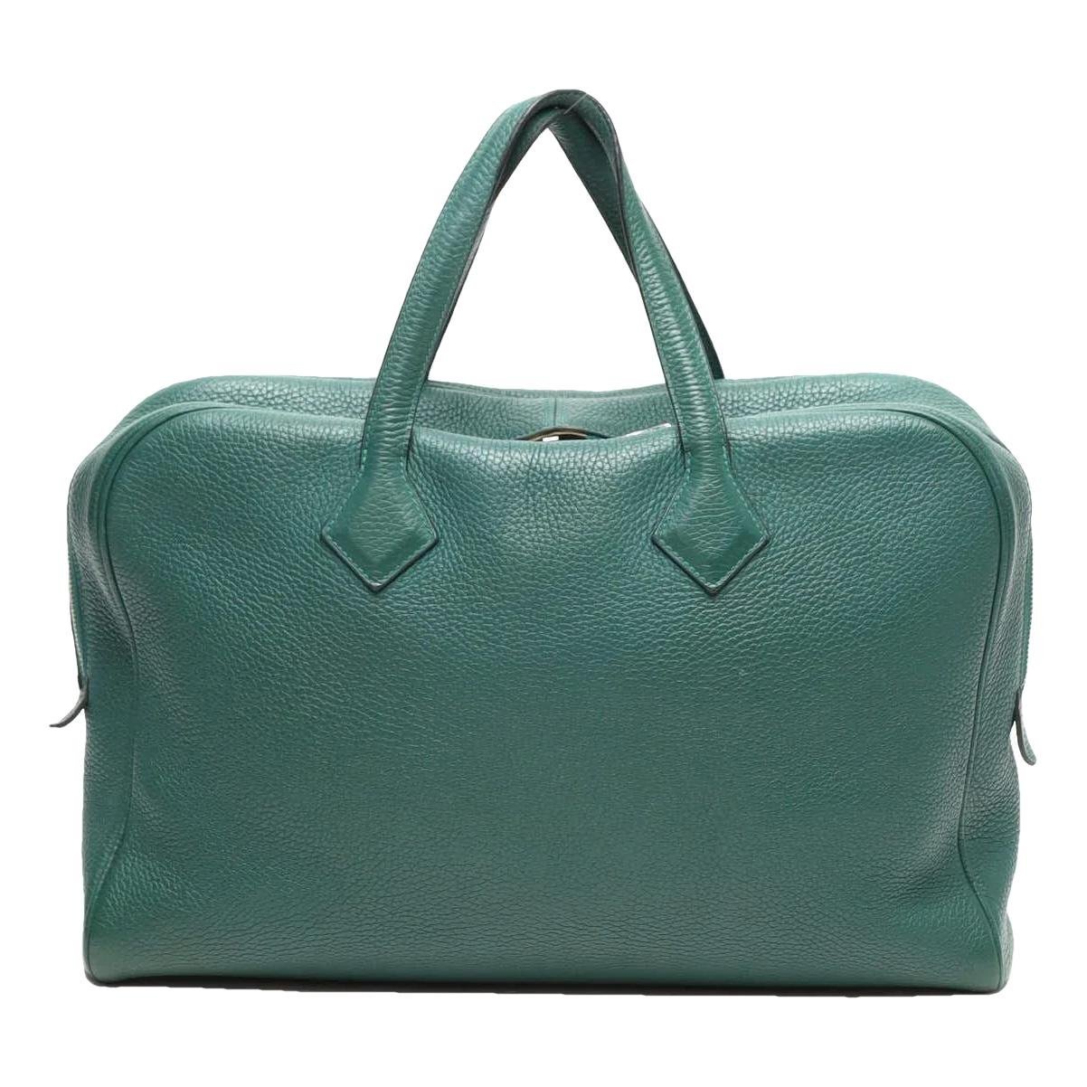 Hermes Victoria Ii 40 Handbag Clemence Leather
