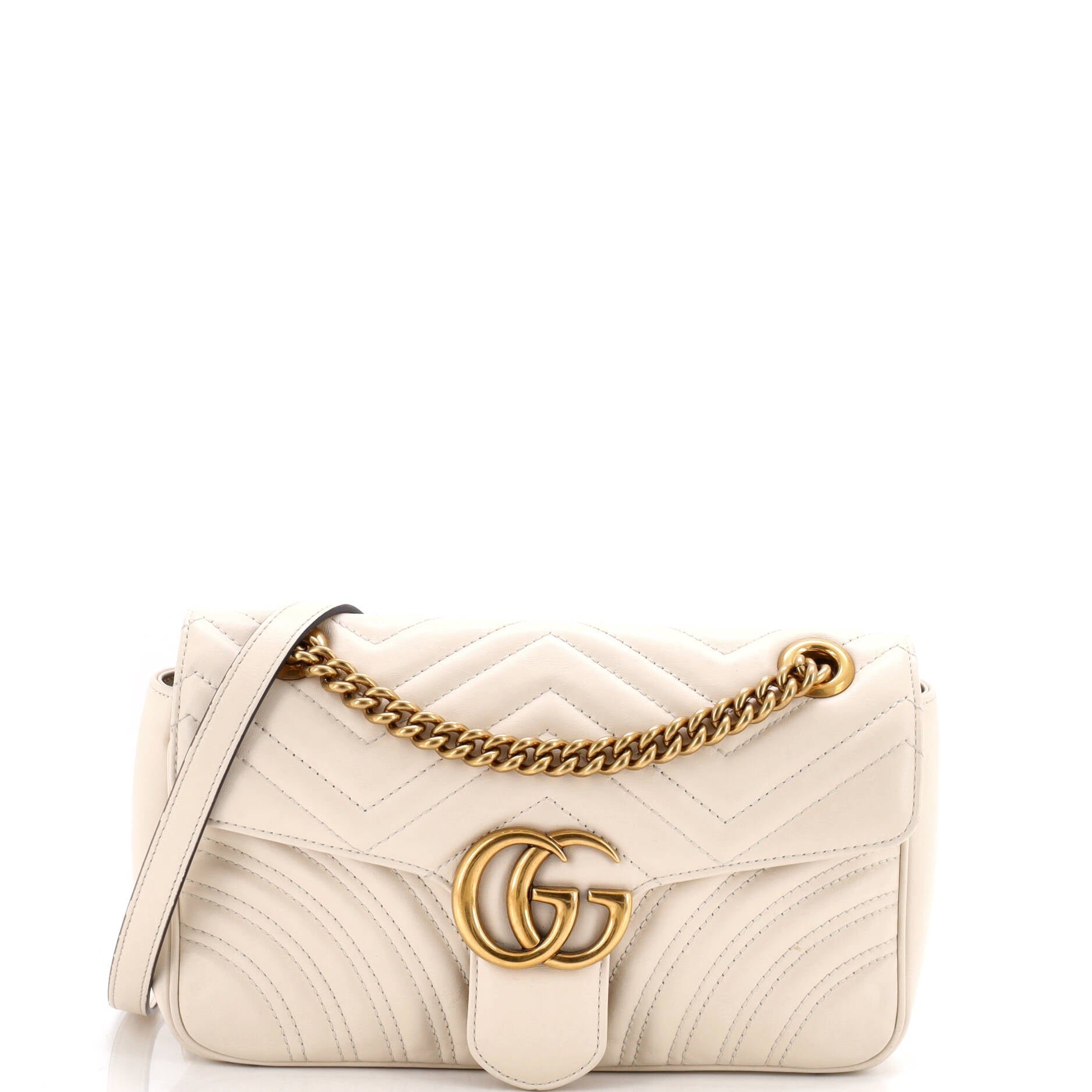 GG Marmont Flap Bag Matelasse Leather Medium