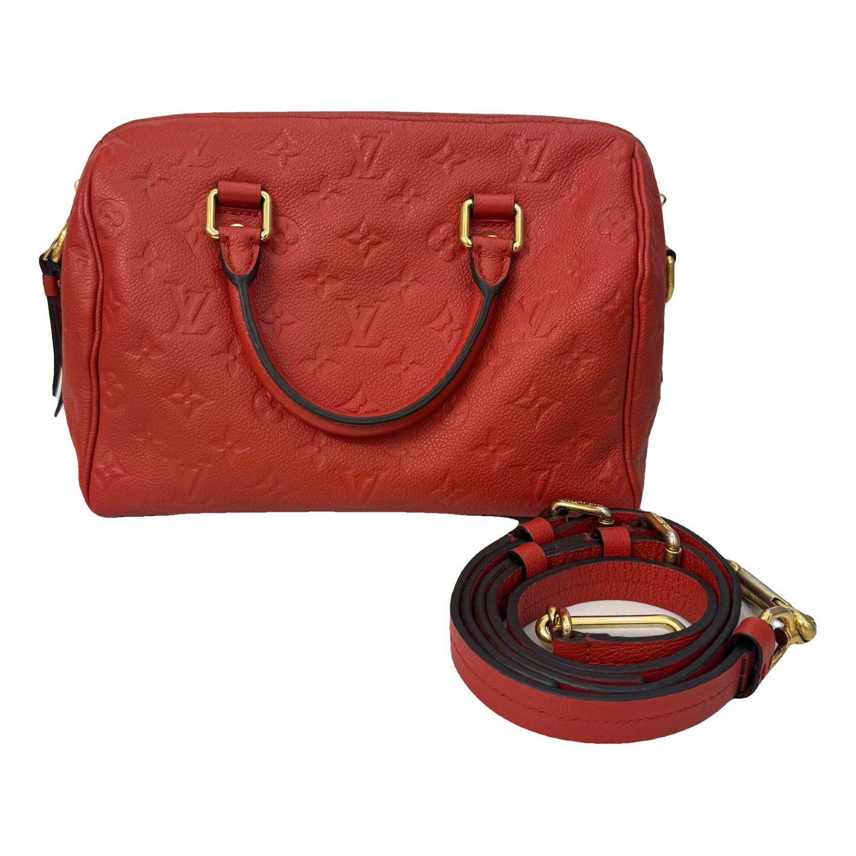 Speedy leather handbag