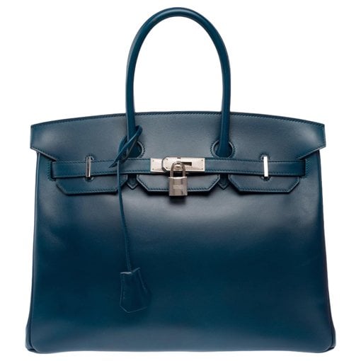 Birkin 35 leather handbag