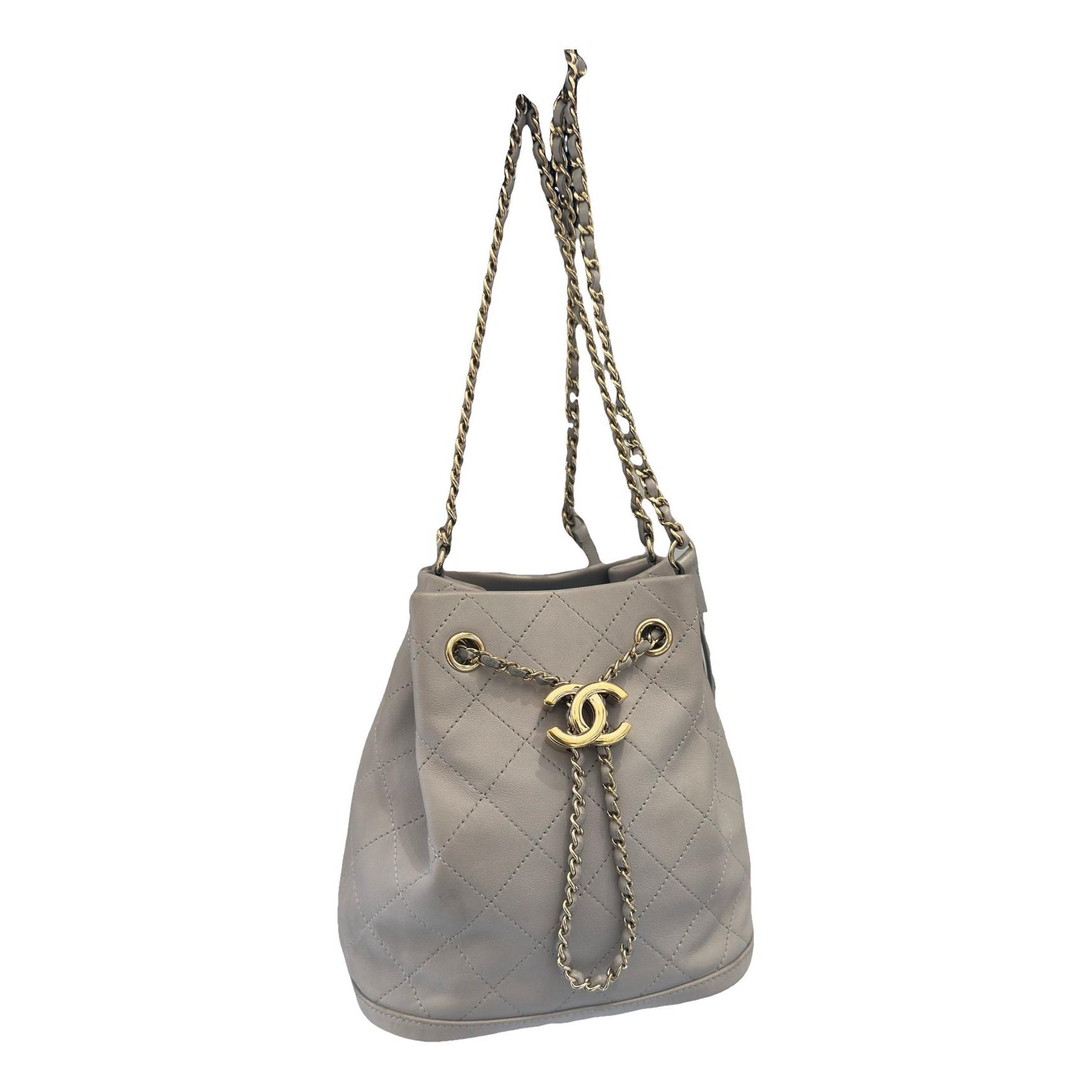 Gabrielle Bucket pony-style calfskin handbag