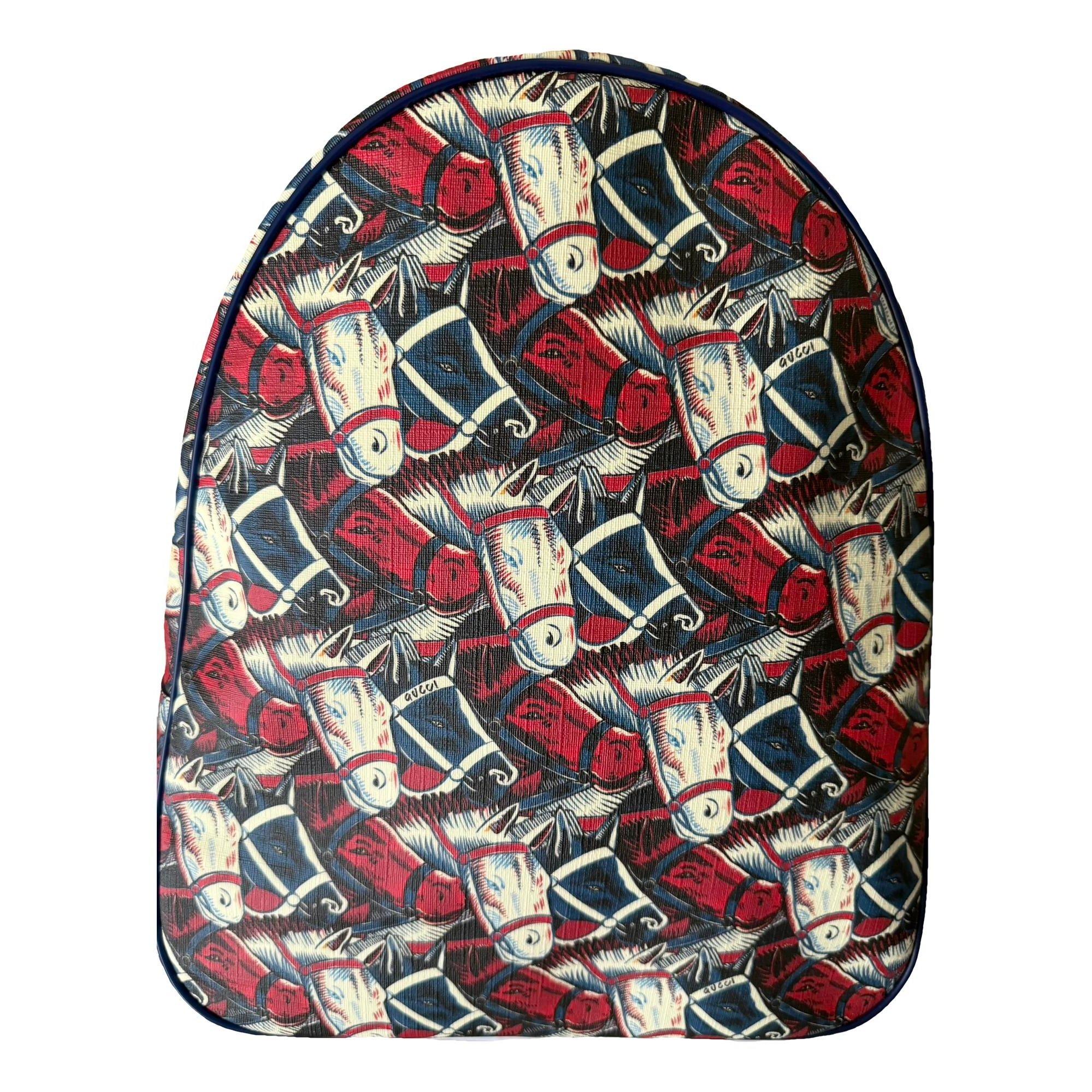 Leather backpack